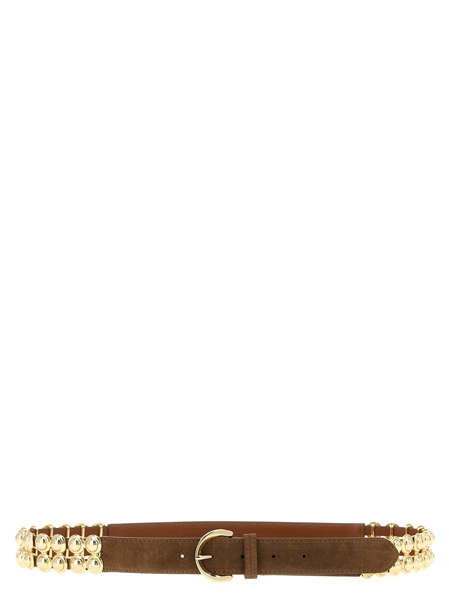 Brown Lamb Leather Regular Belt