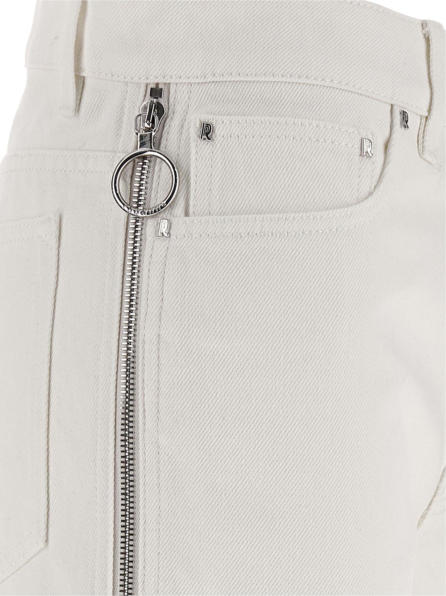 White Cotton Jeans Denim