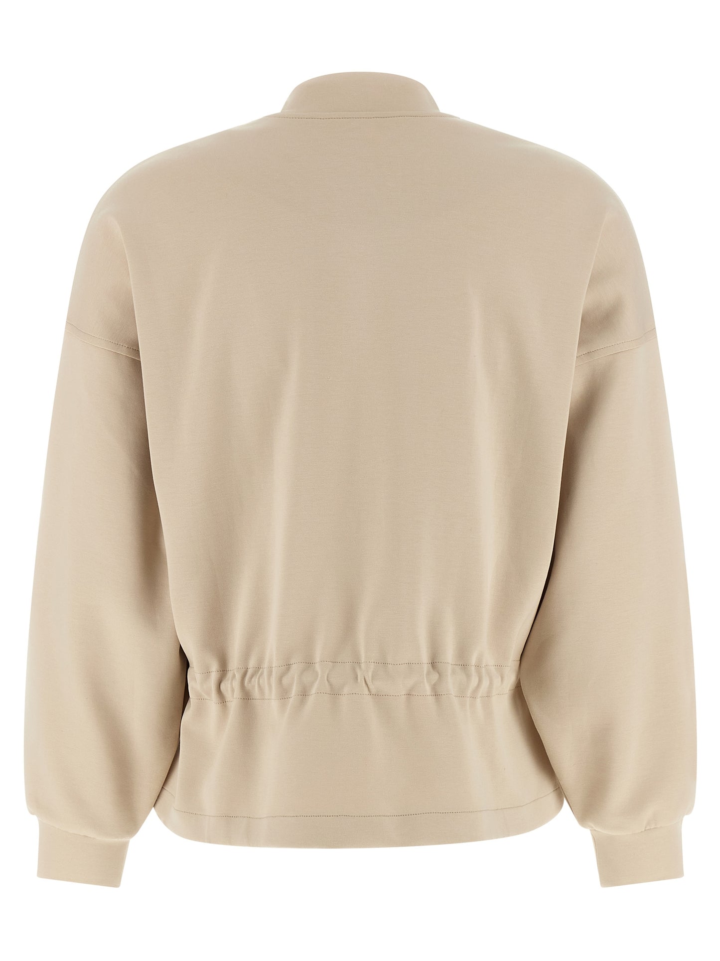 Beige Cotton Sweatshirt