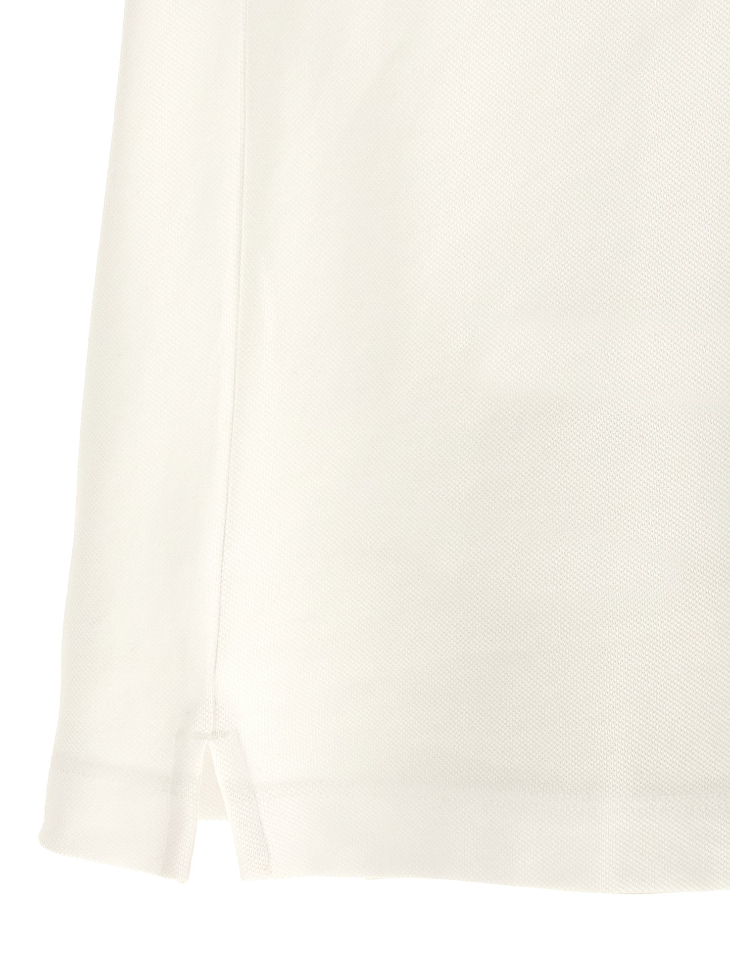 White Cotton Polo Shirt
