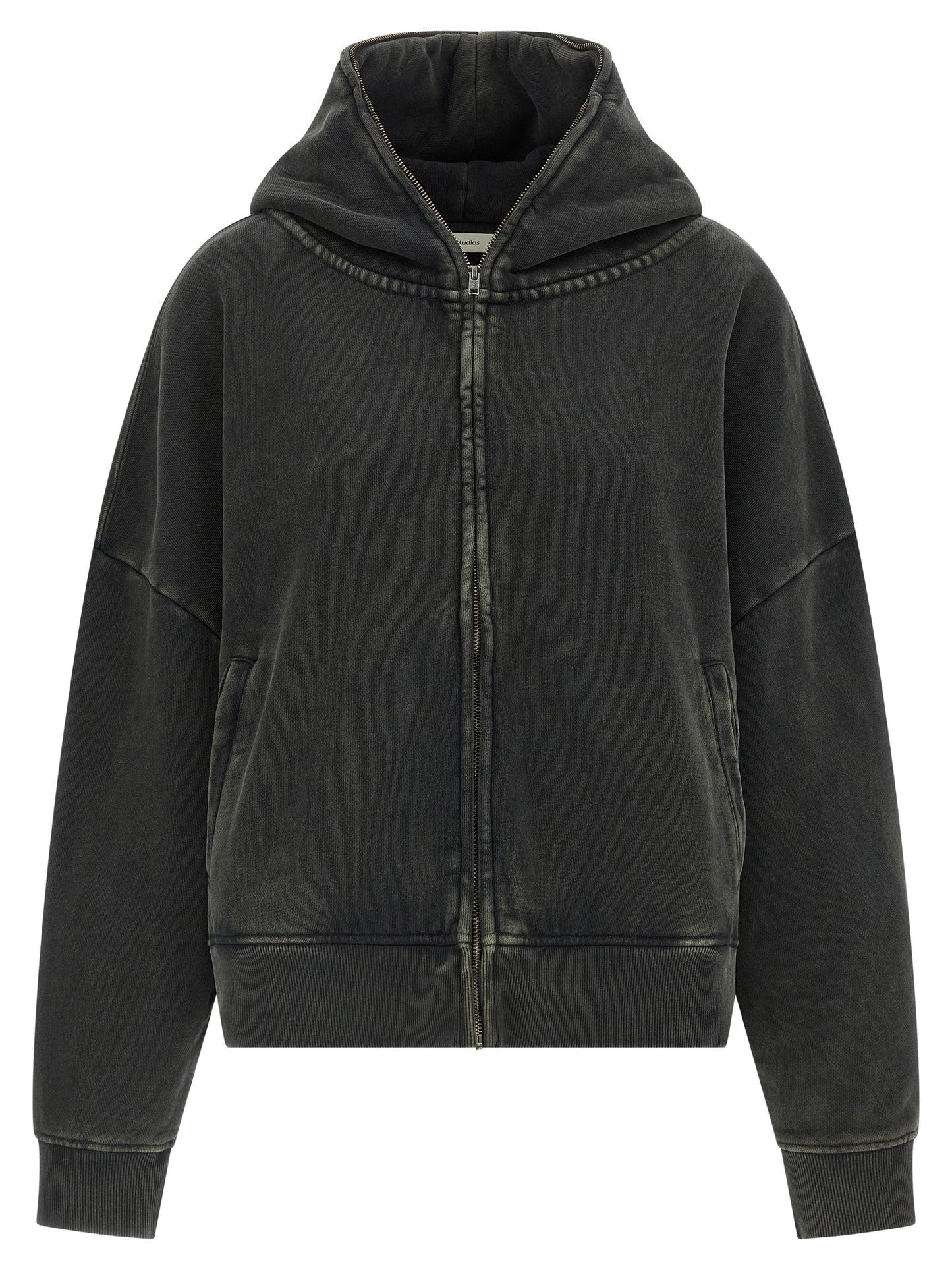 Gray Cotton Hoodie