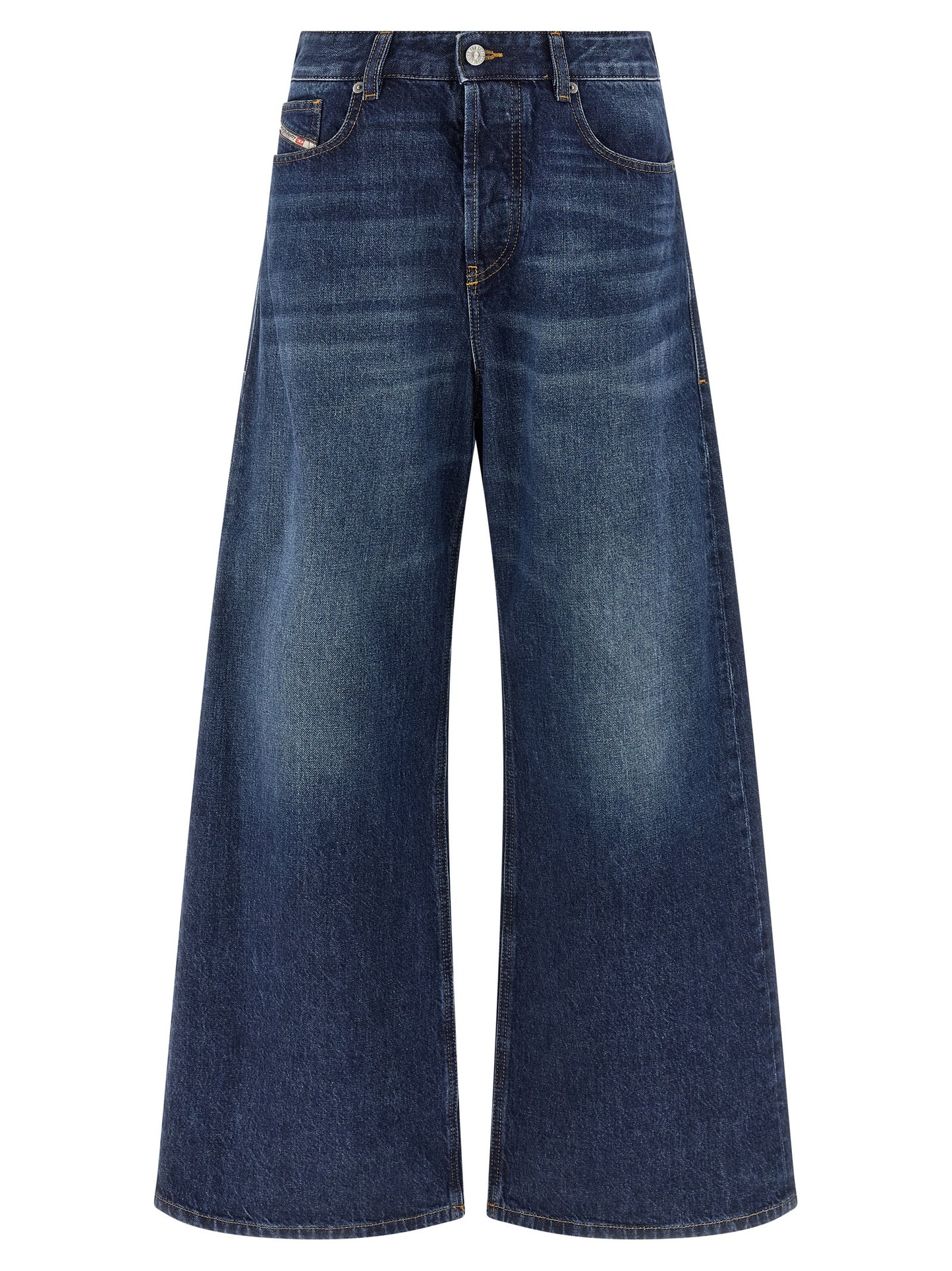 Blue Cotton Jeans Denim
