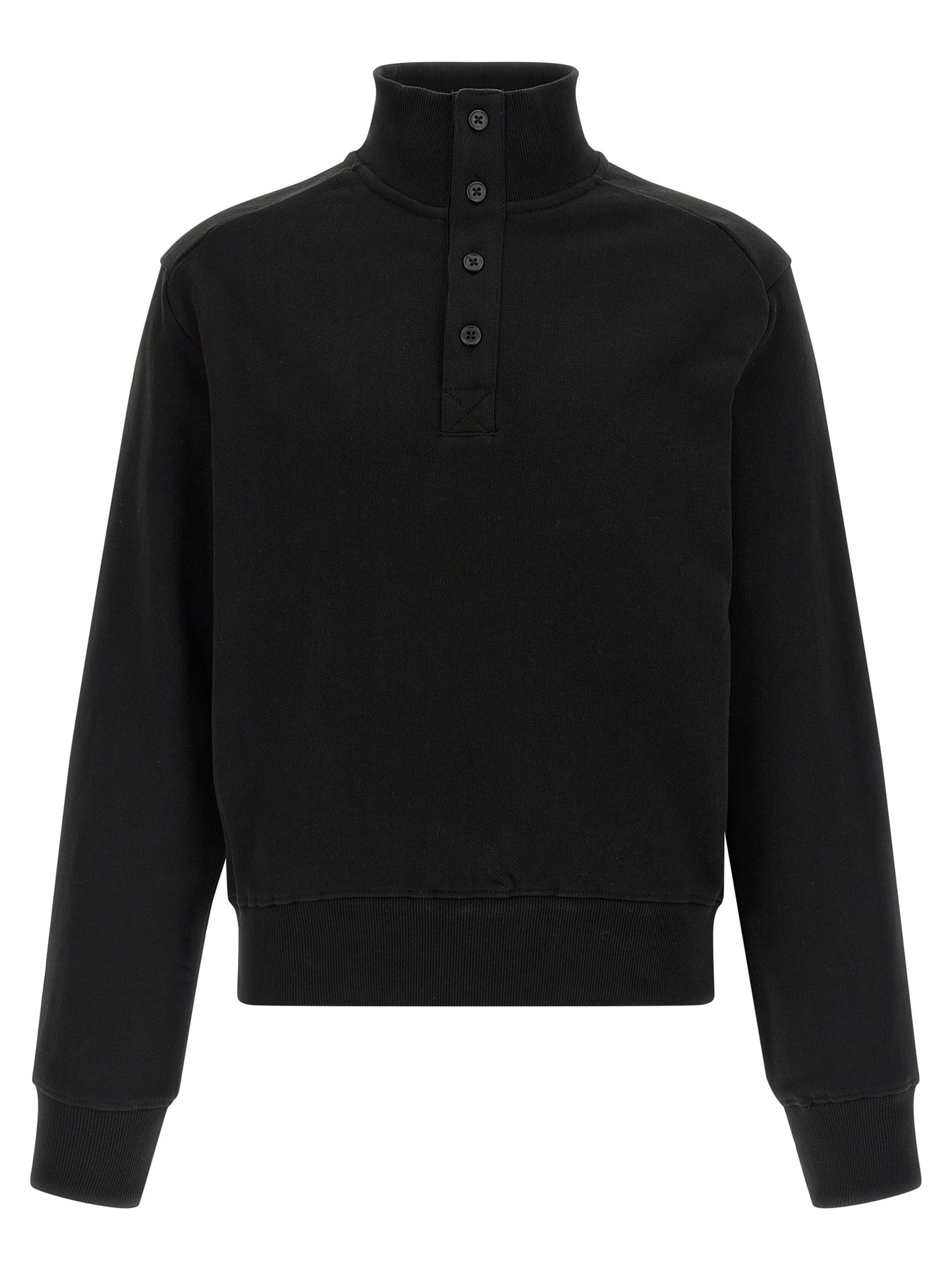 Black Cotton Cardigan