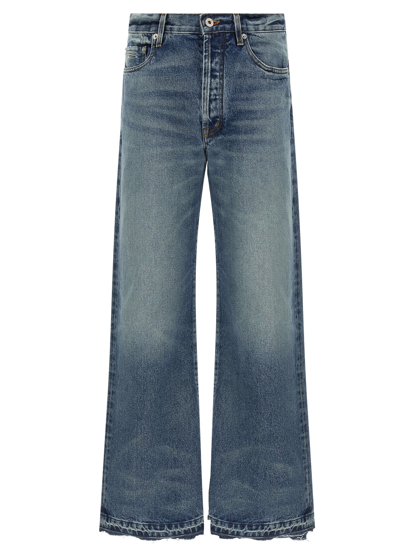 Blue Cotton Jeans Denim