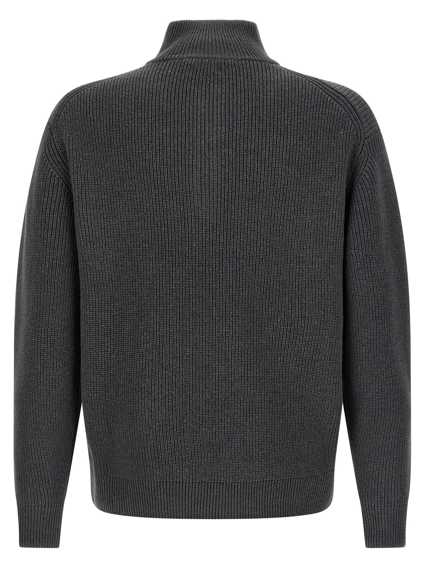 Gray Wool Cardigan