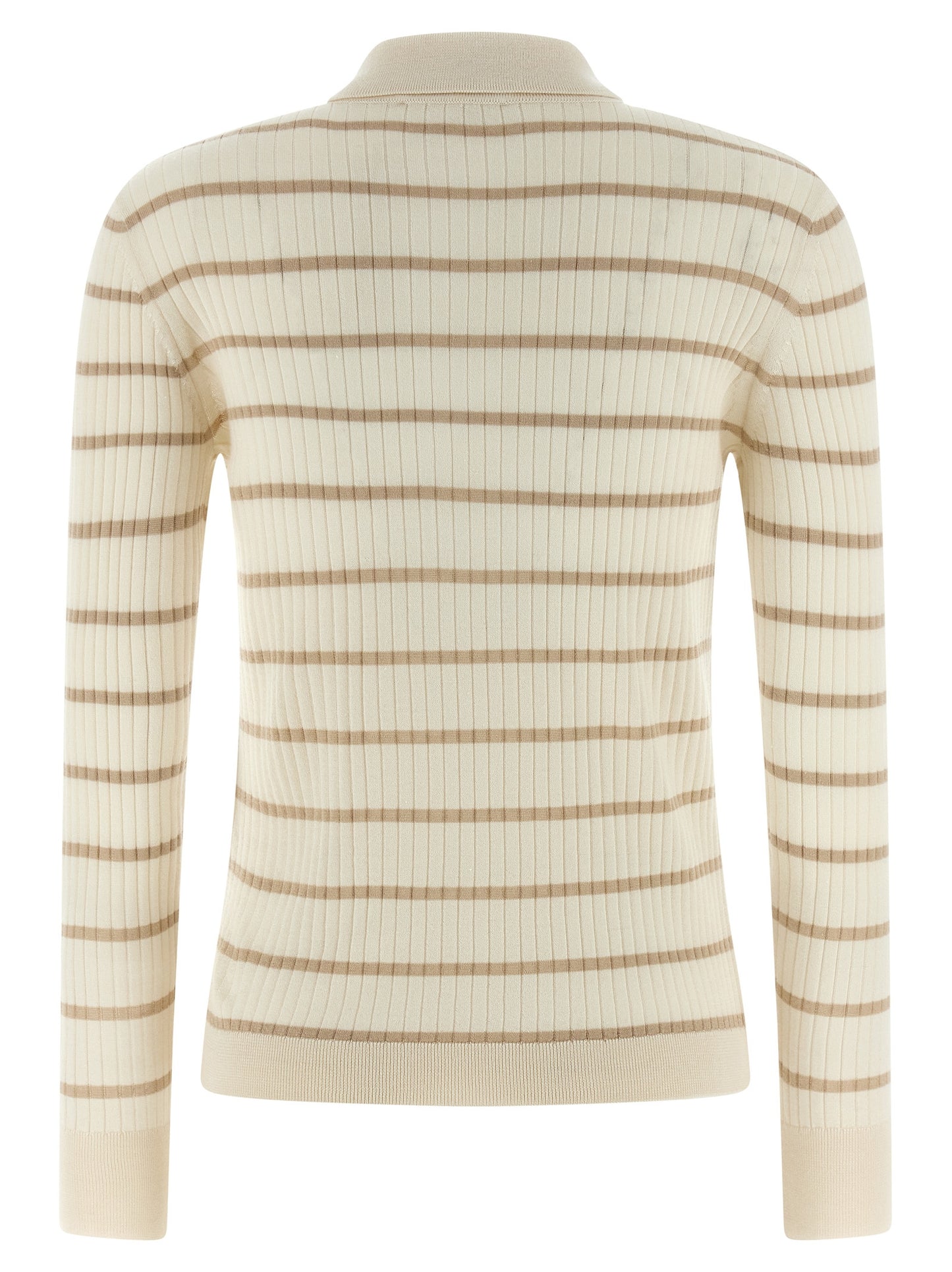 Beige Cashmere Polo Shirt