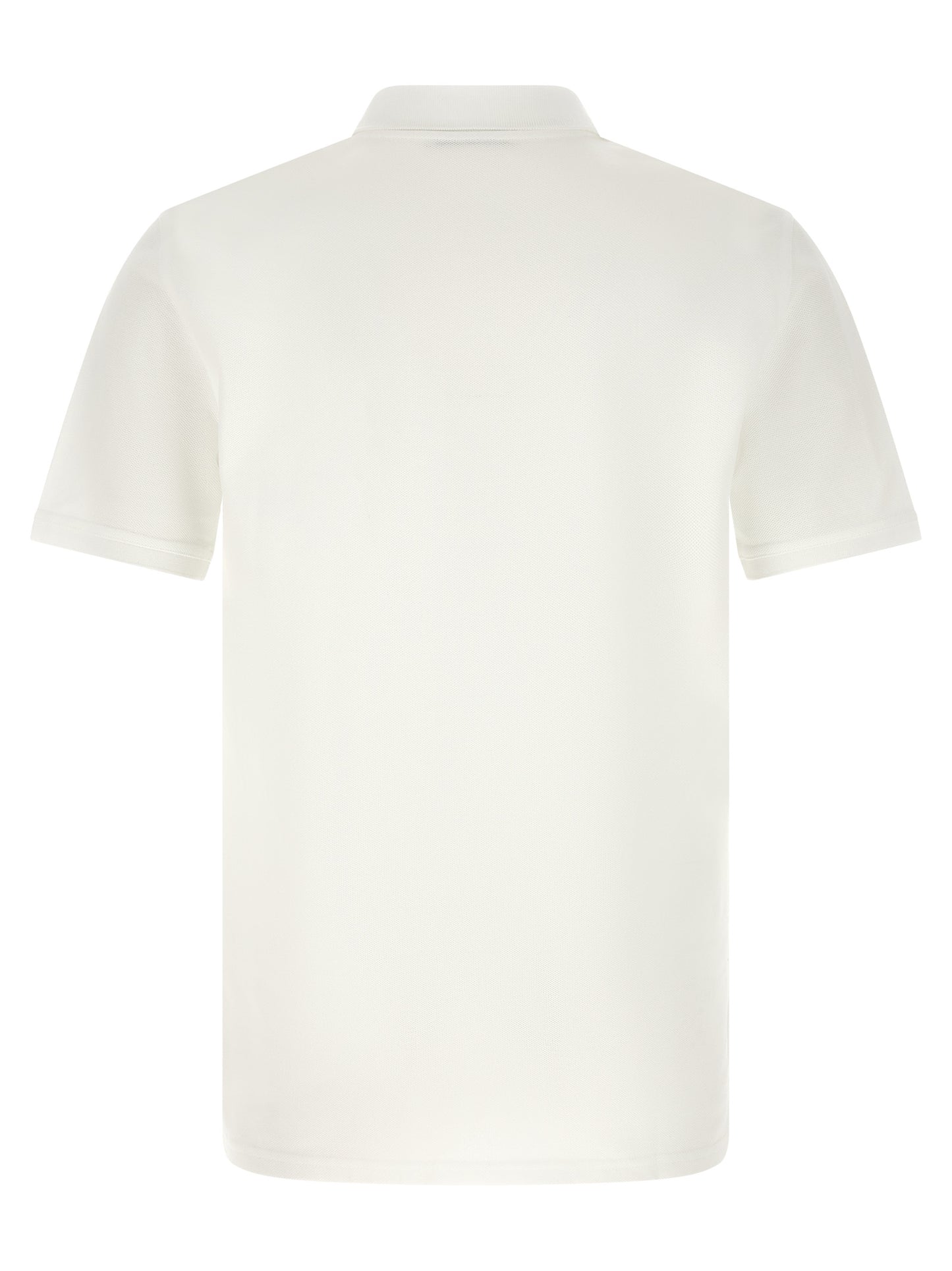 White Cotton Polo Shirt