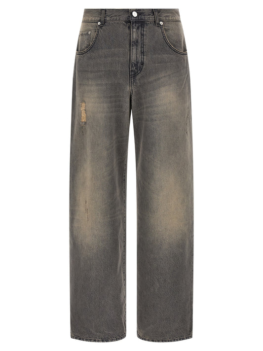 Black Cotton Jeans Denim