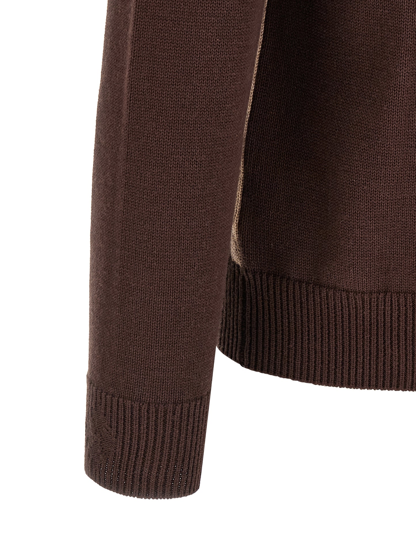 Brown Cotton Cardigan