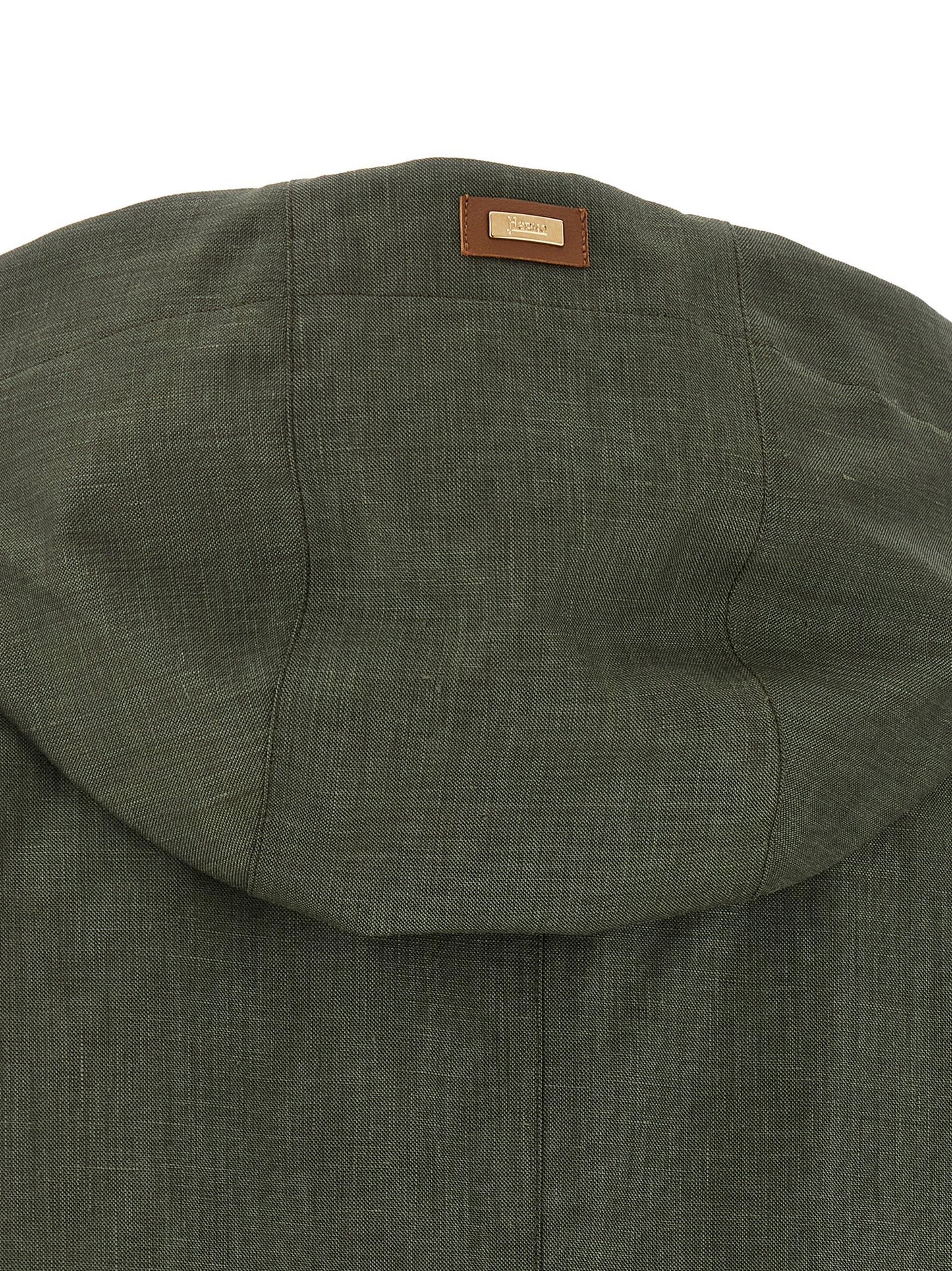 Bicolor Linen Coat