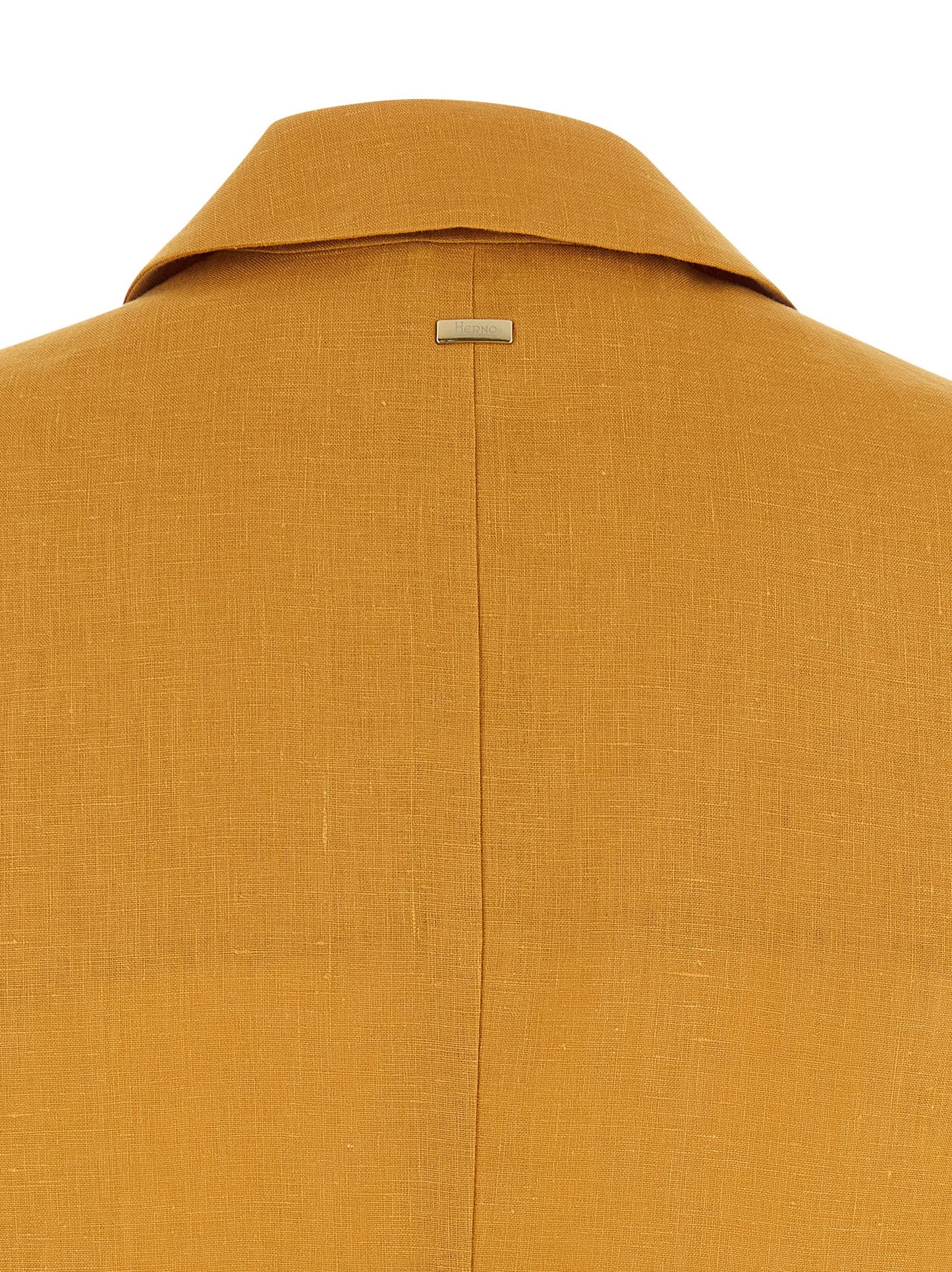 Bicolor Linen Sleeveless Jacket