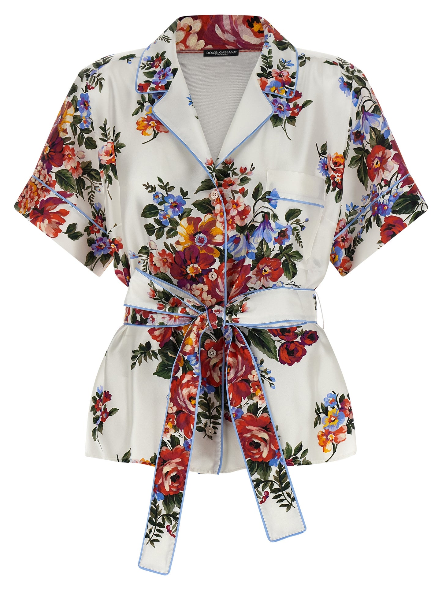White Silk Blouse