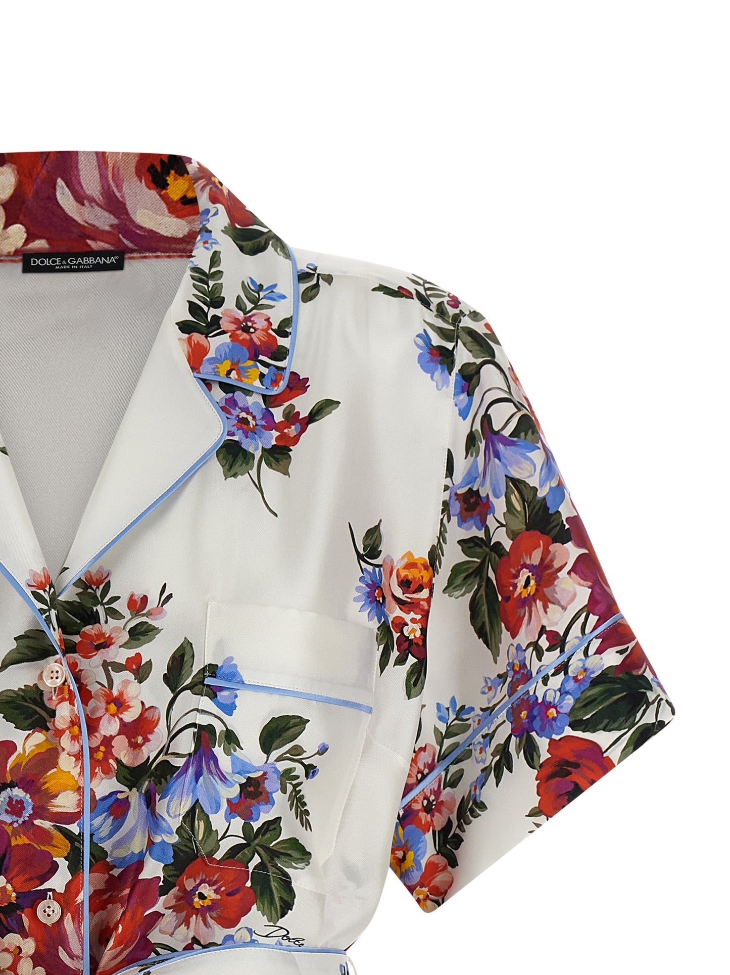 White Silk Blouse