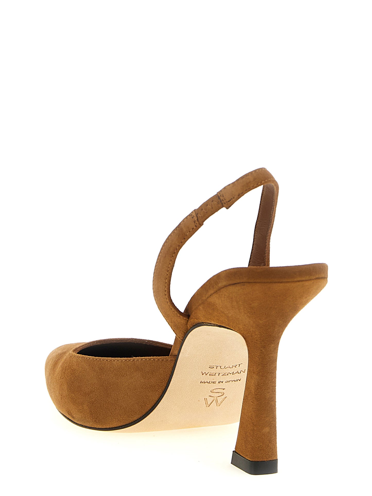 Brown Goatskin High Heel Pumps