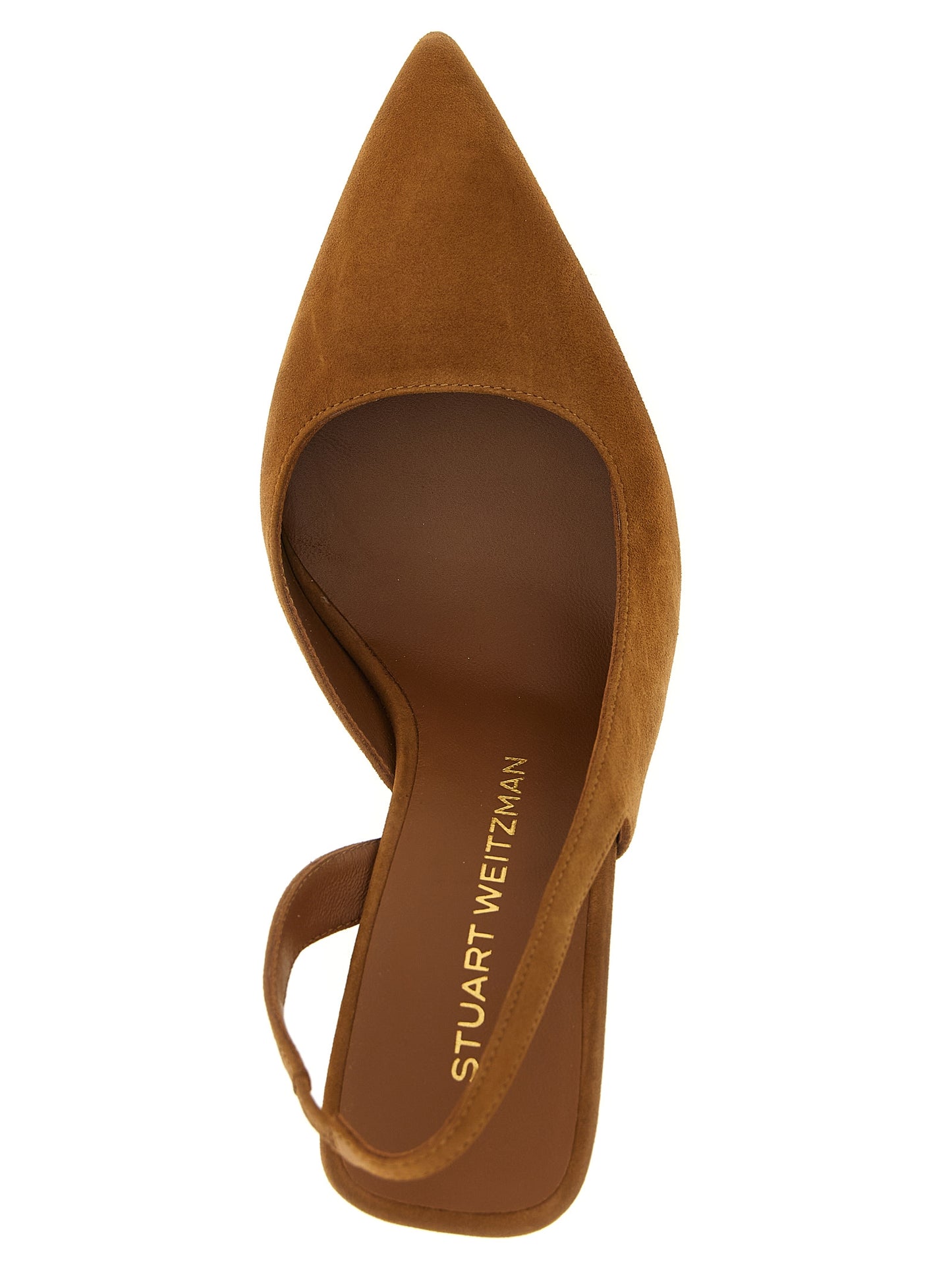 Brown Goatskin High Heel Pumps