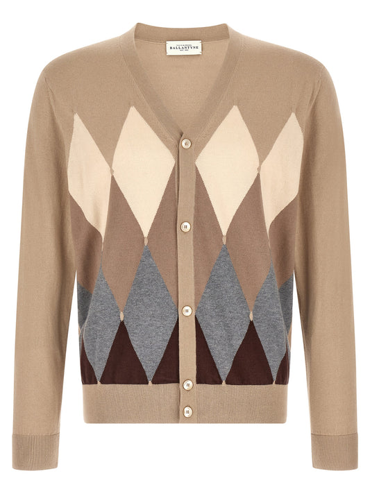 Beige Cotton Cardigan