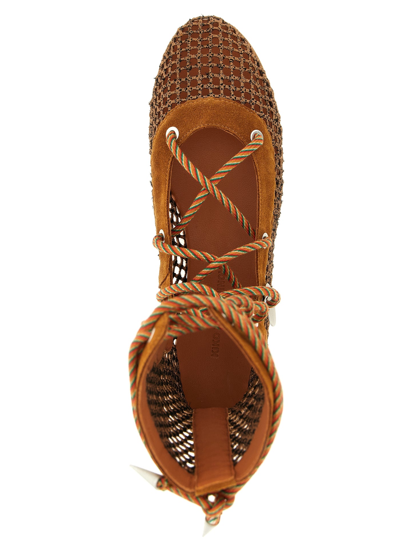 Brown Polyester Ankle Boots