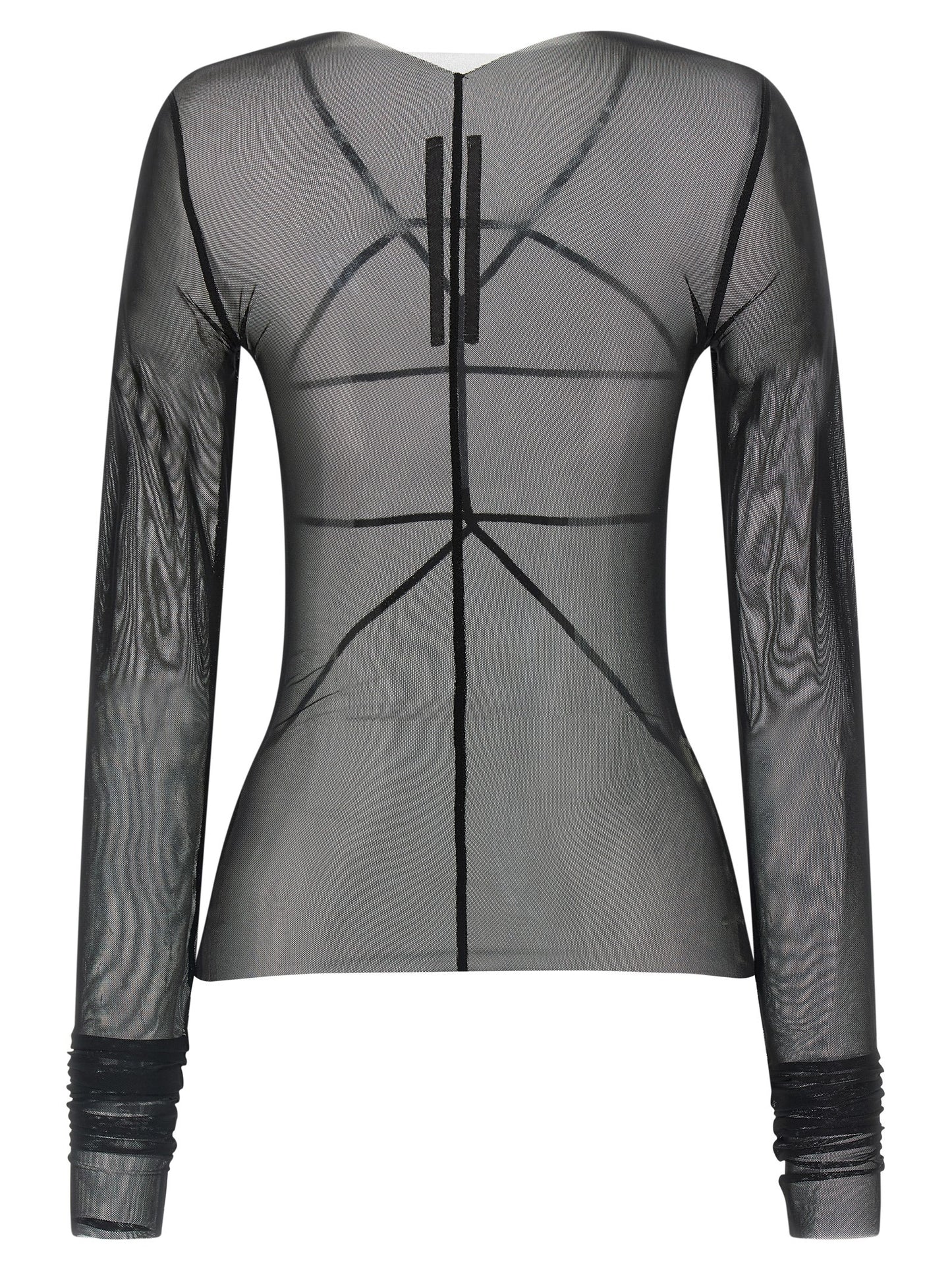 Black Nylon Cardigan