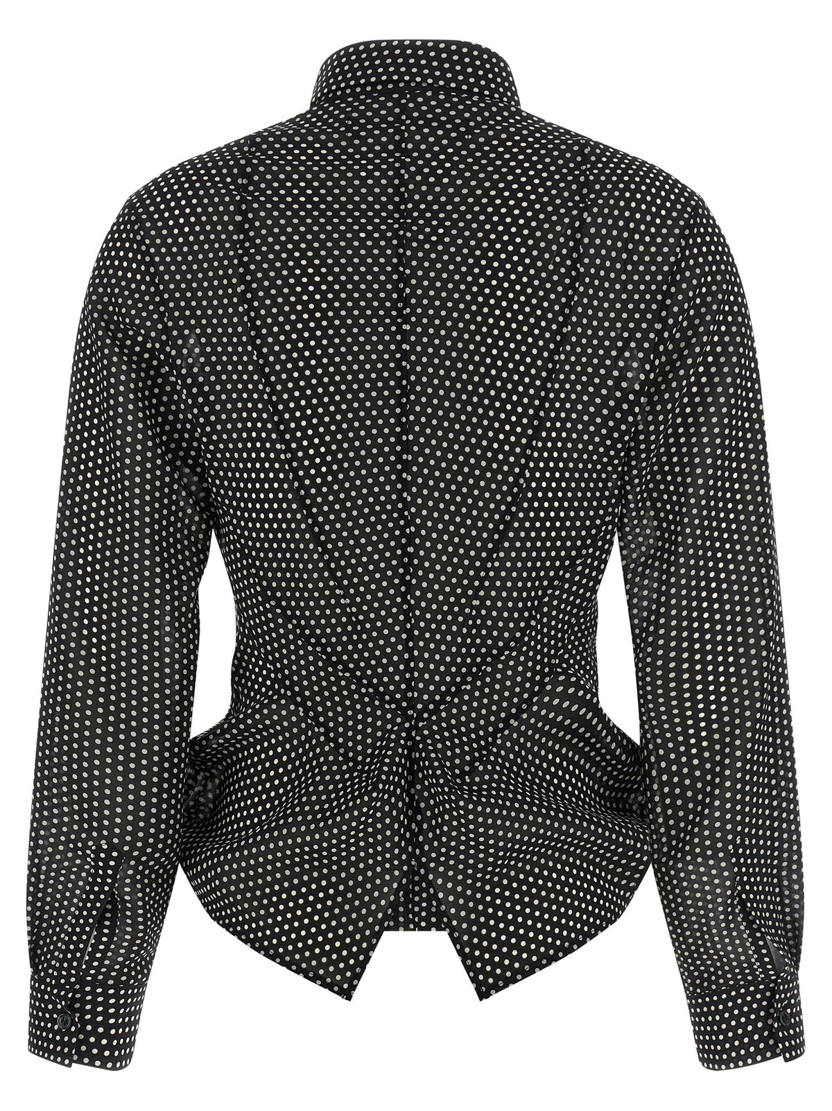 Bicolor Polyester Blouse