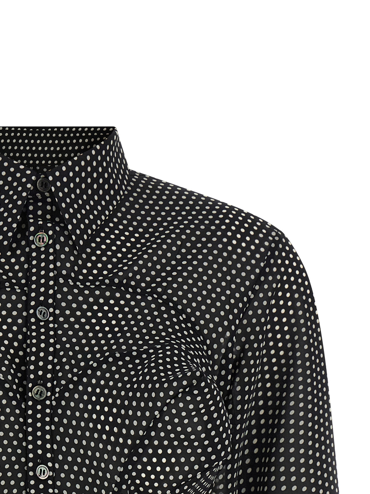 Bicolor Polyester Blouse