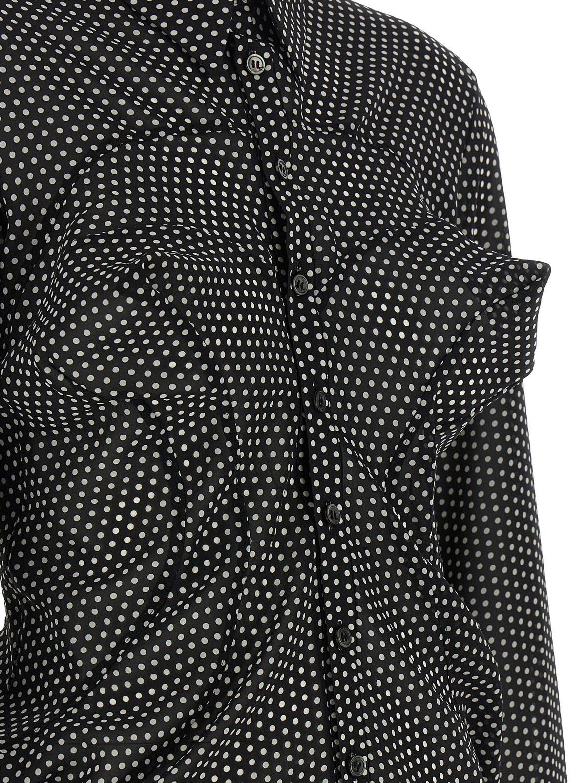 Bicolor Polyester Blouse