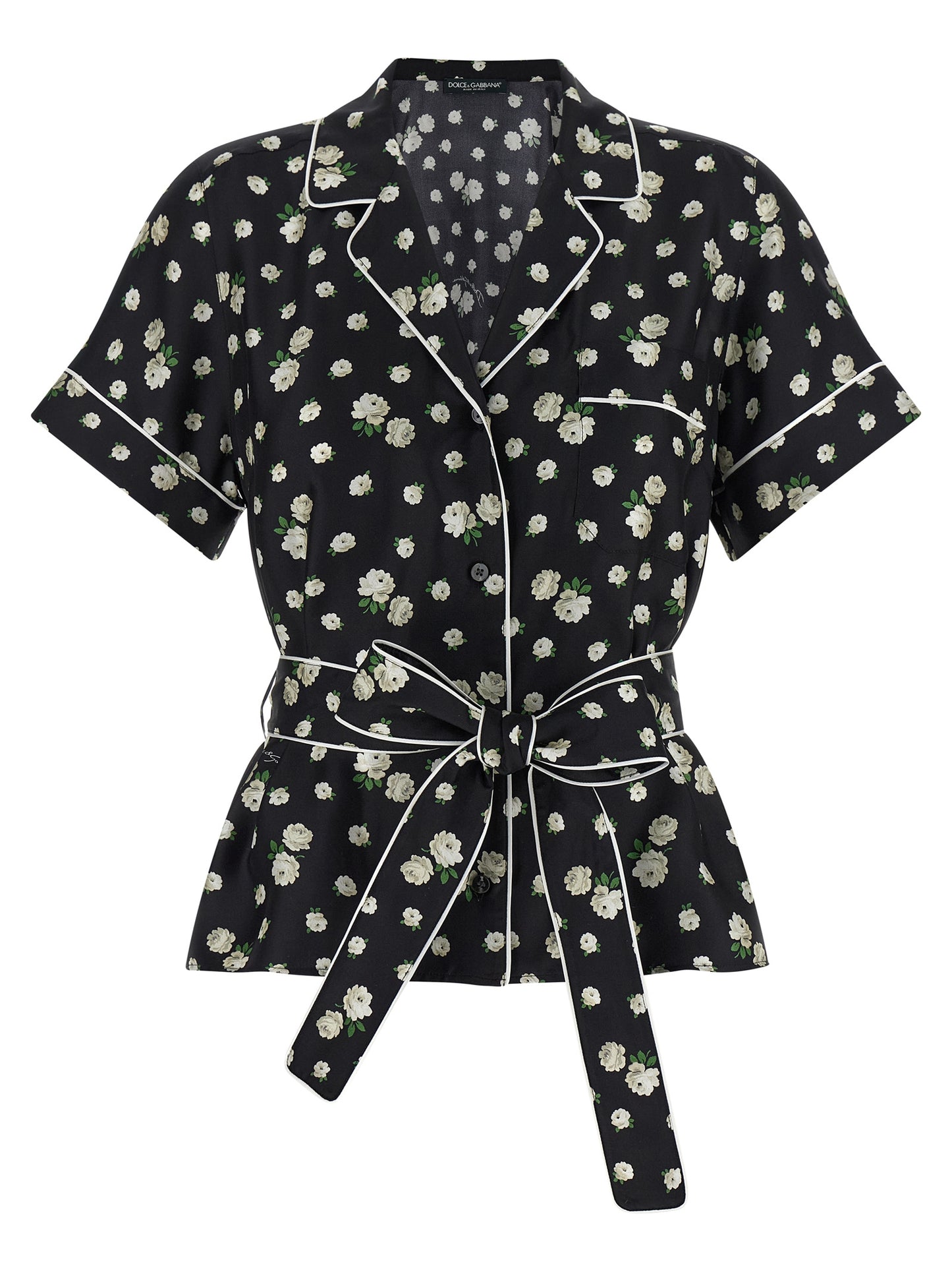 Black Silk Blouse