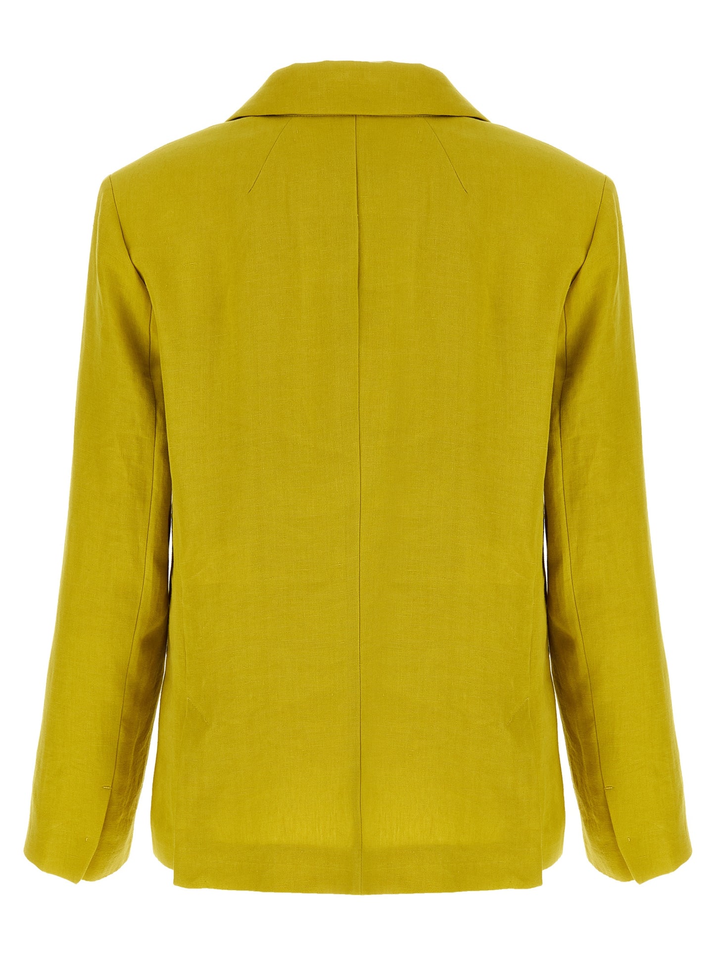 Bicolor Linen Blazer