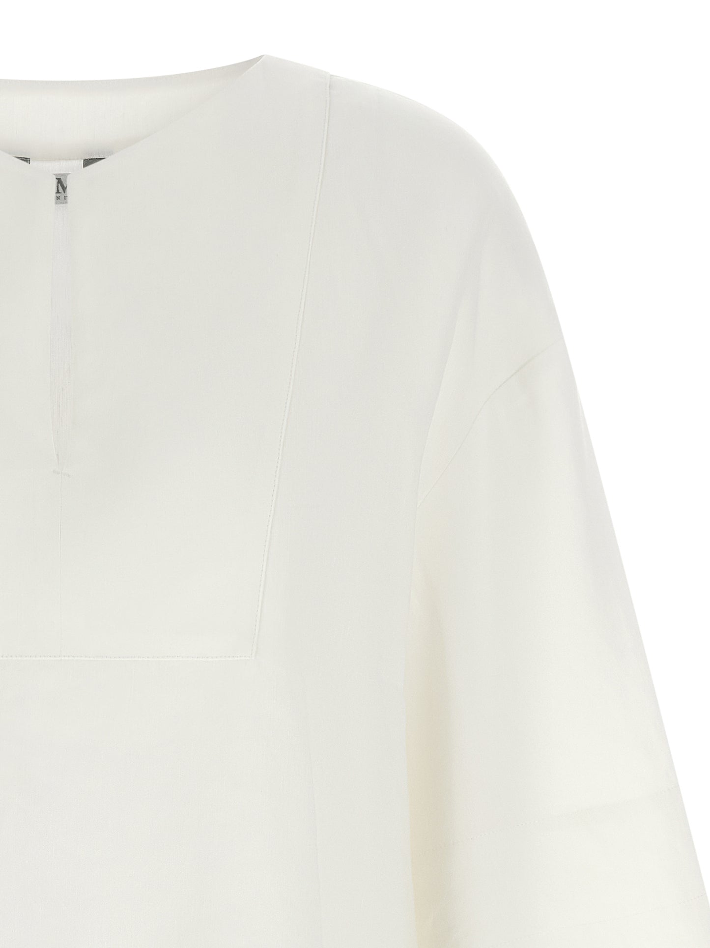 White Linen Blouse