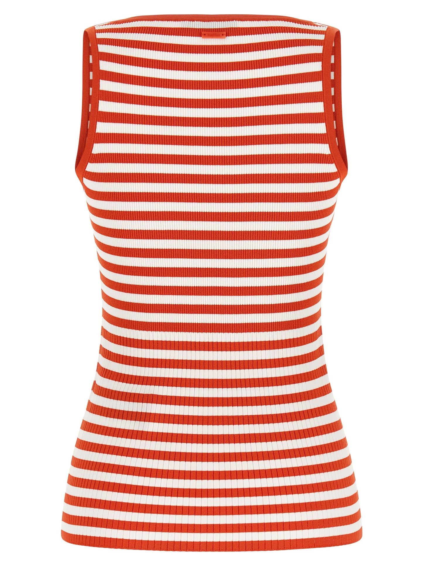Multicolor Viscose Sleeveles T-Shirt