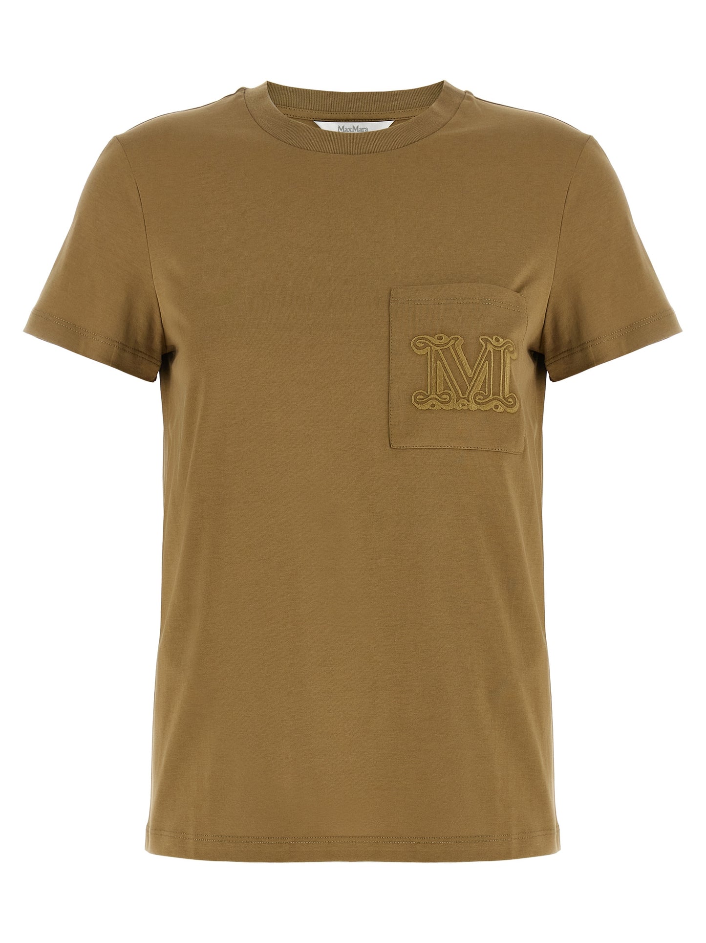 Brown Cotton T-Shirt