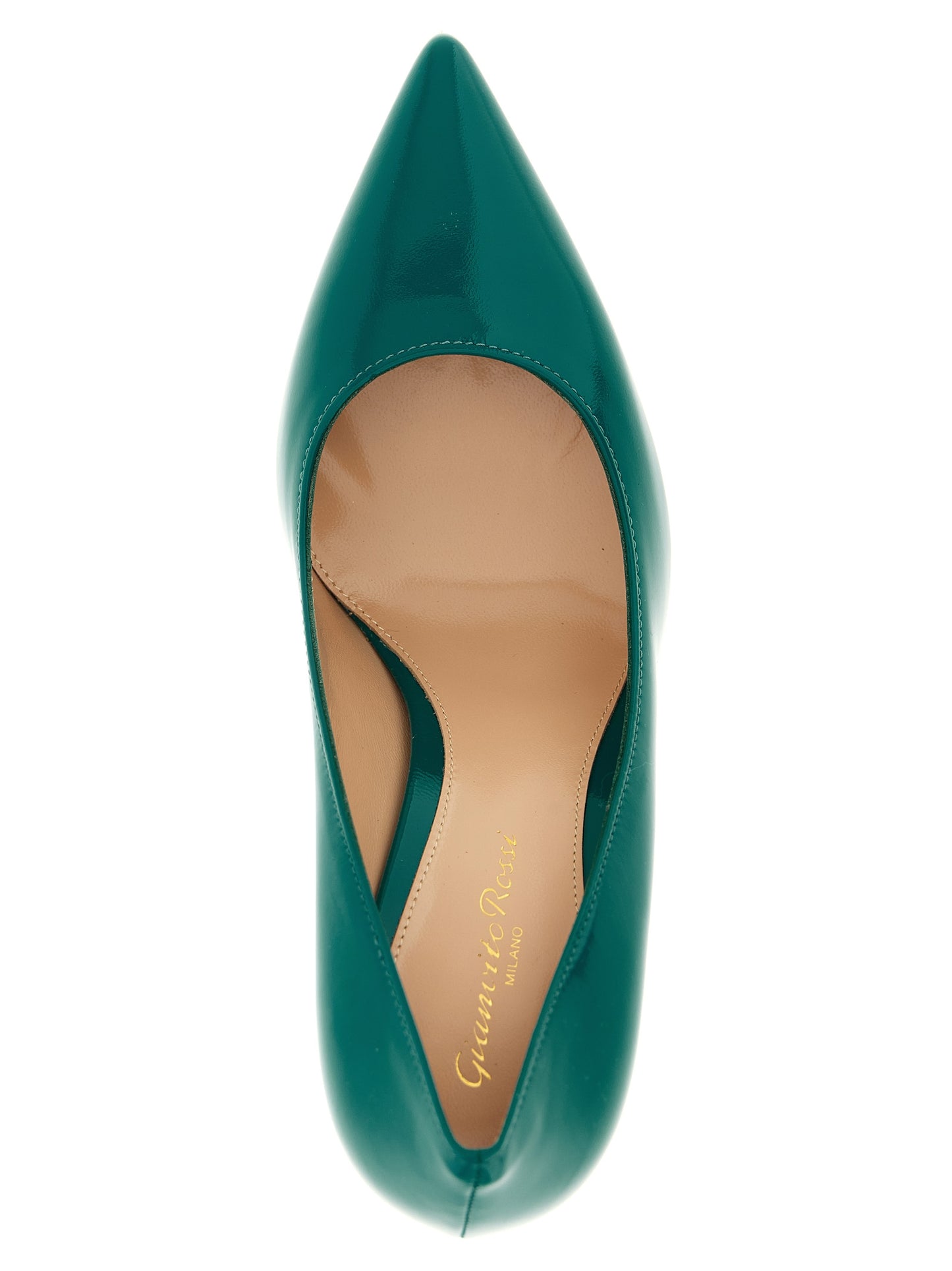 Bicolor Lamb Leather High Heel Pumps