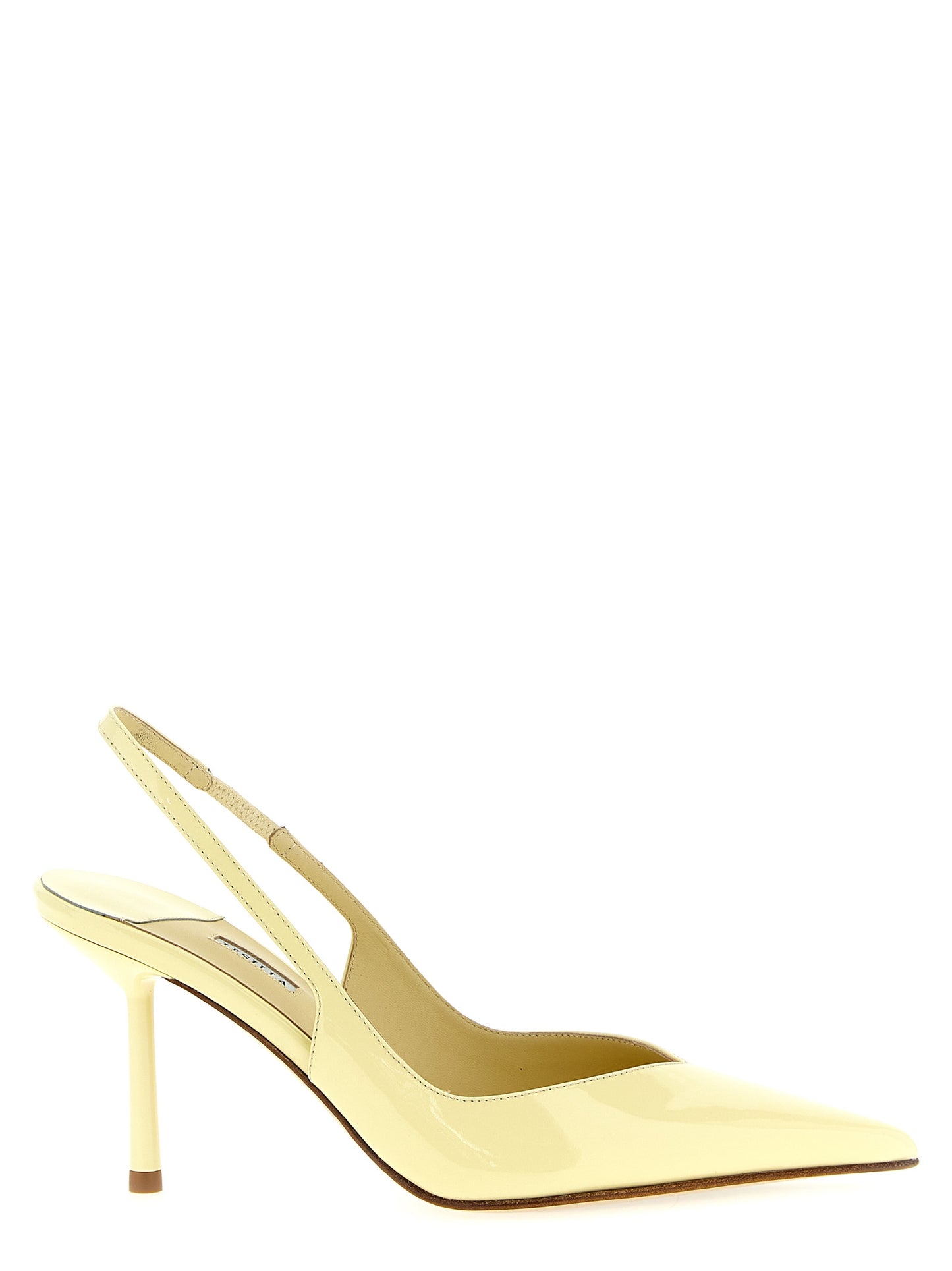 Bicolor Calfskin High Heel Pumps