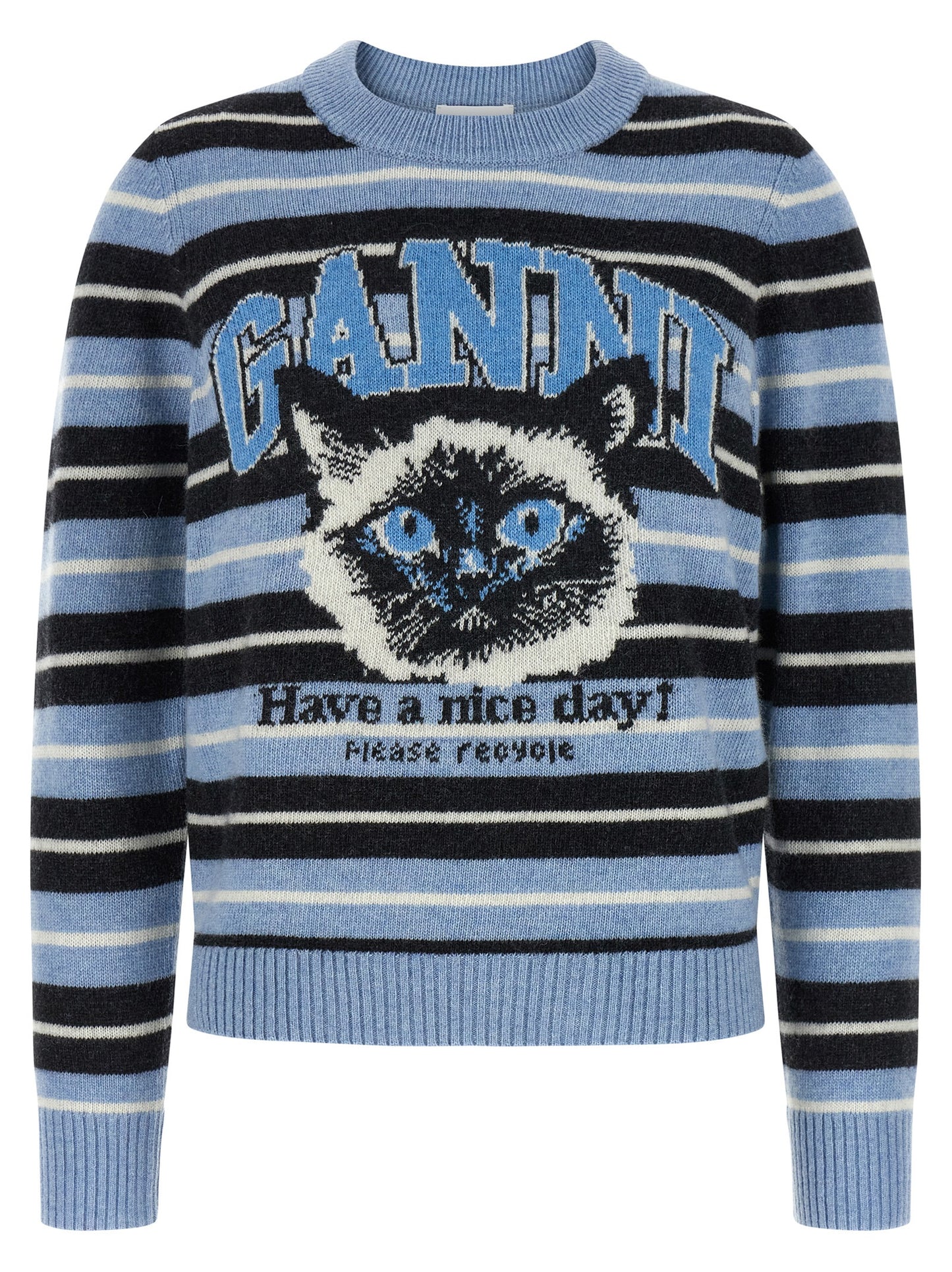Blue Wool Cardigan