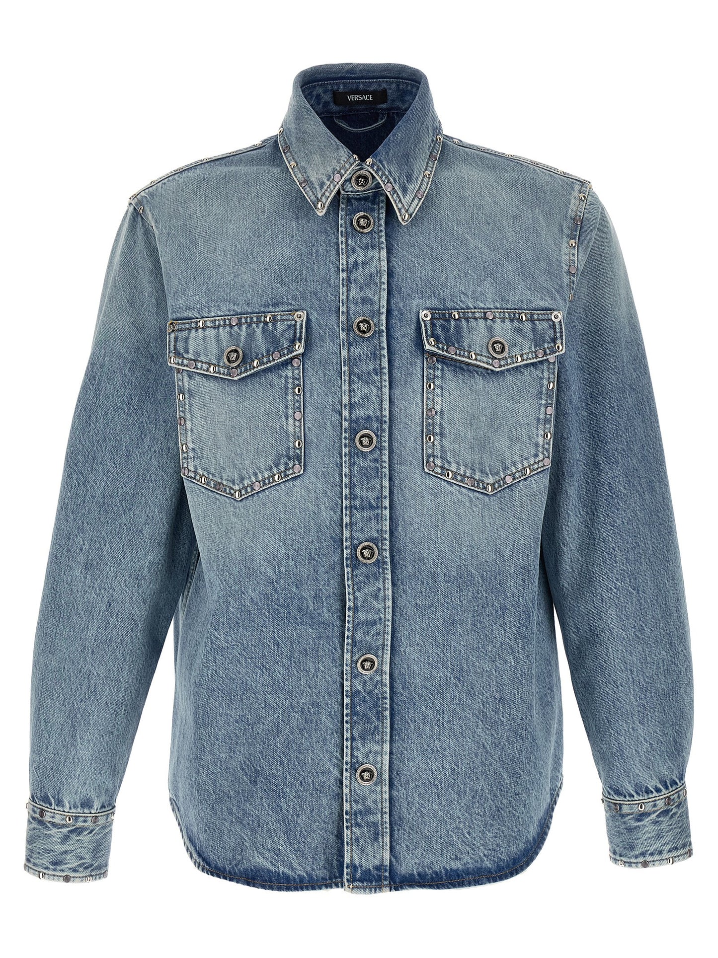 Blue Cotton Blouse