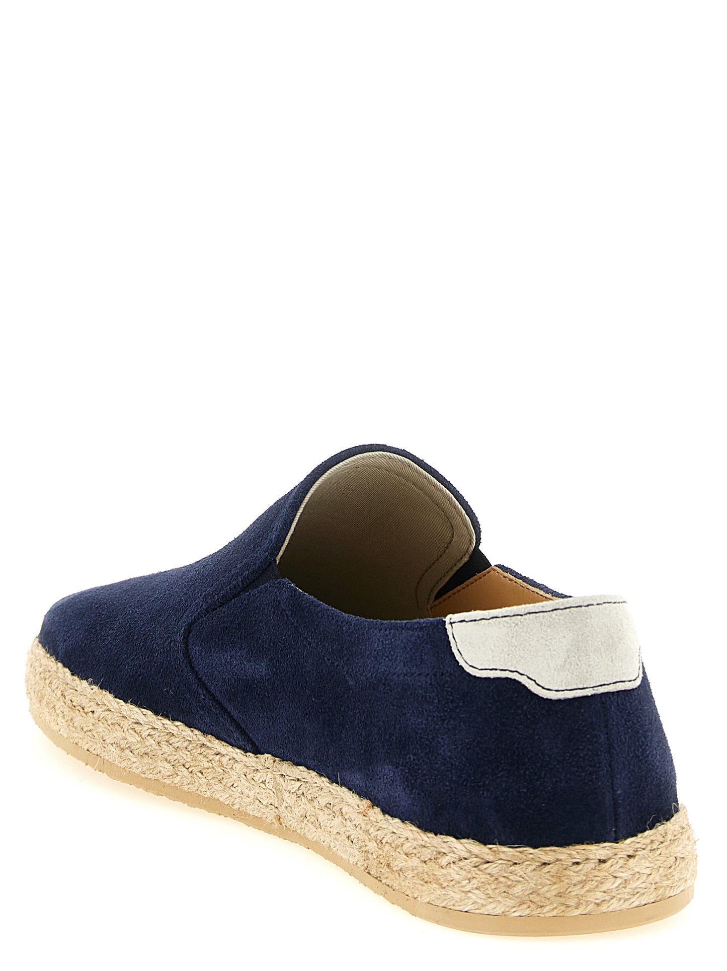 Blue Calfskin Espadrilles