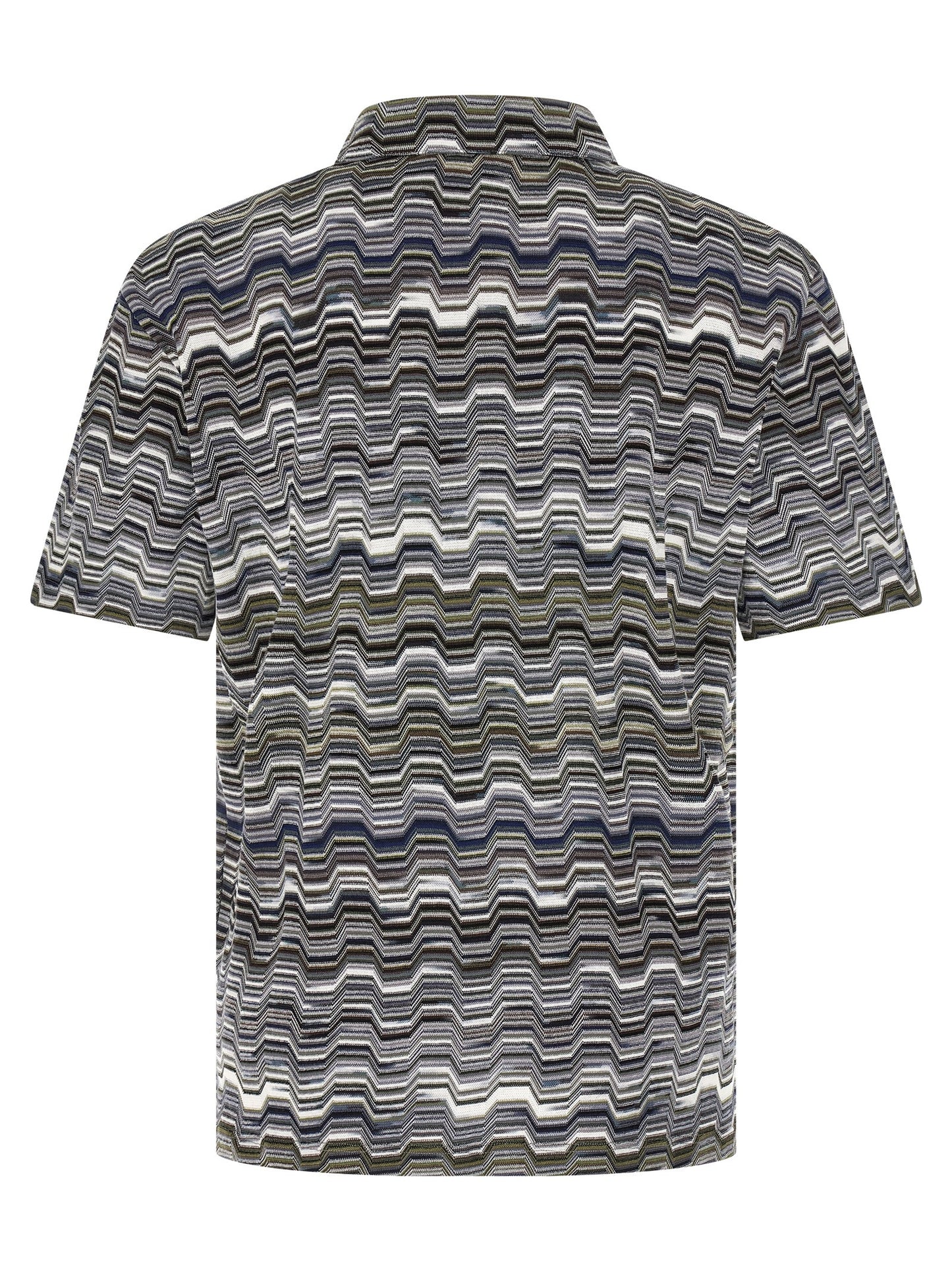 Bicolor Cotton Polo Shirt
