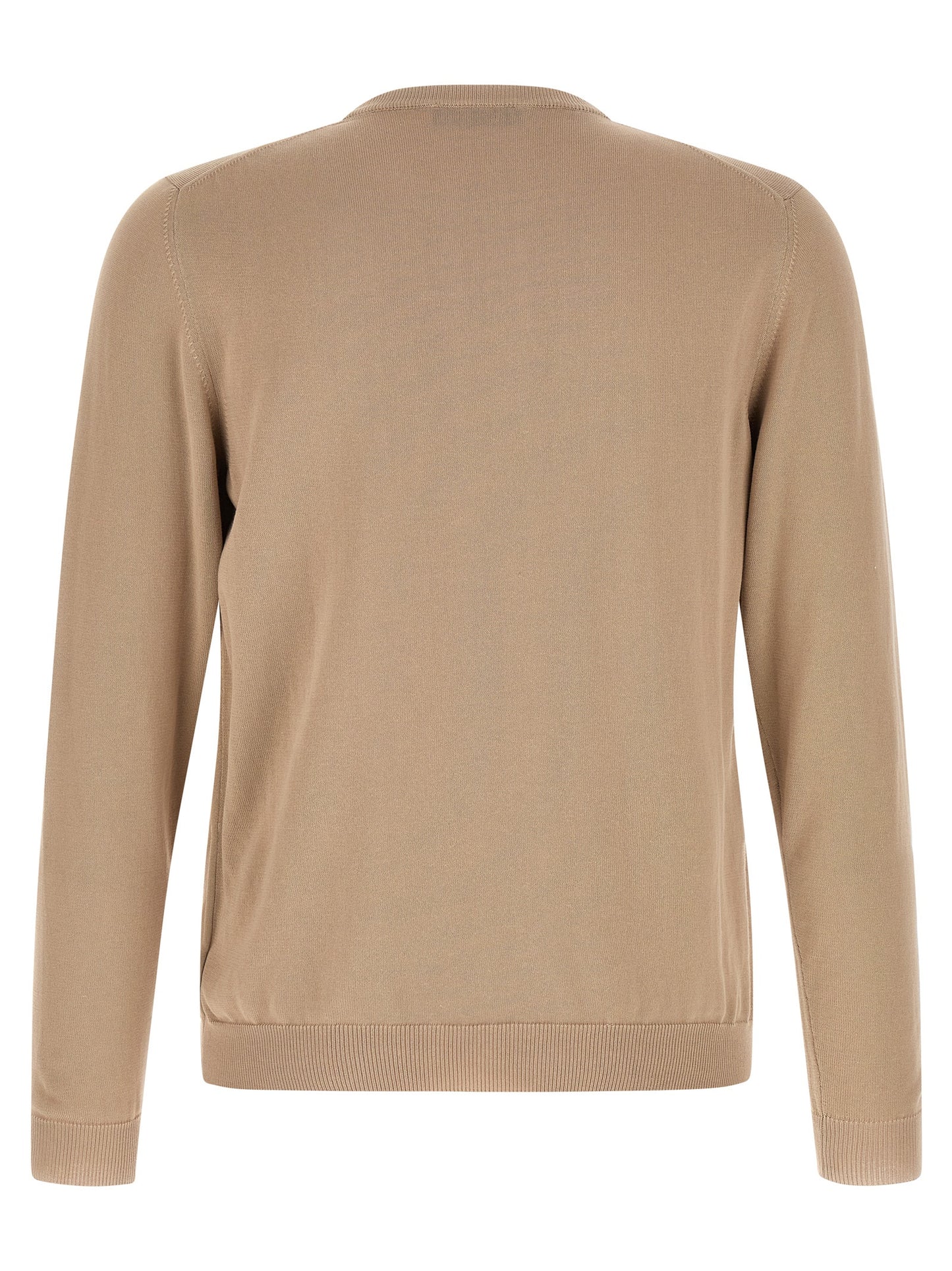 Beige Cotton Cardigan