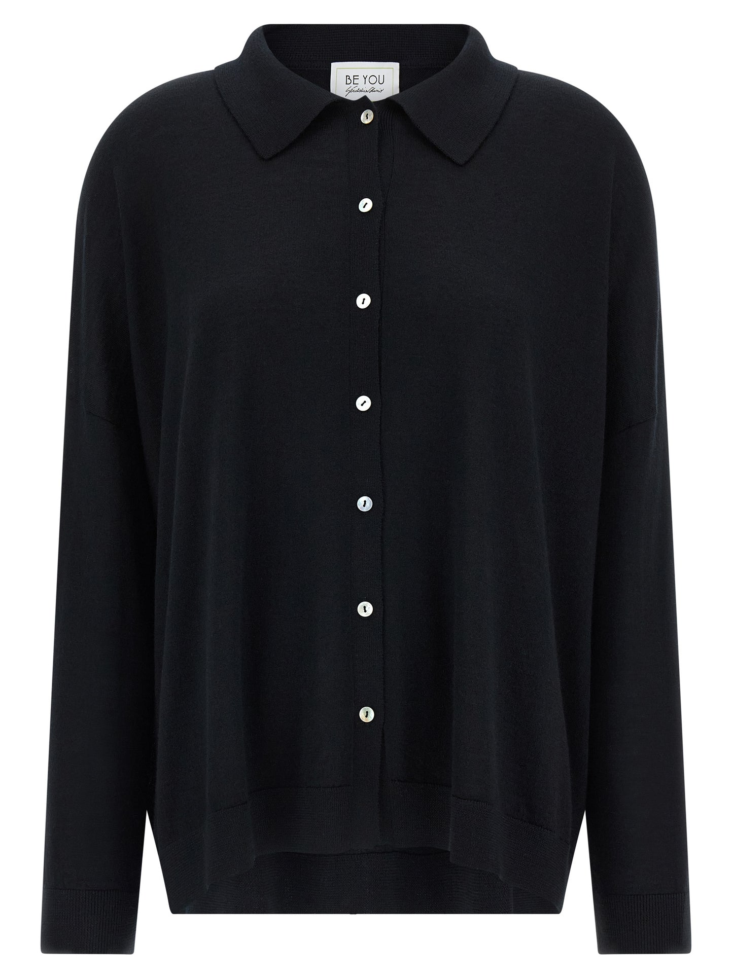 Black Cashmere Cardigan