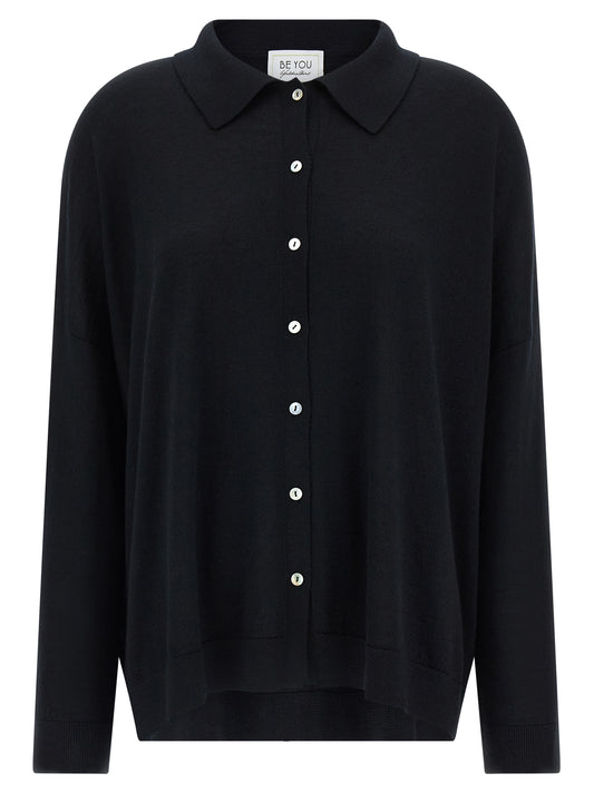 Black Cashmere Cardigan