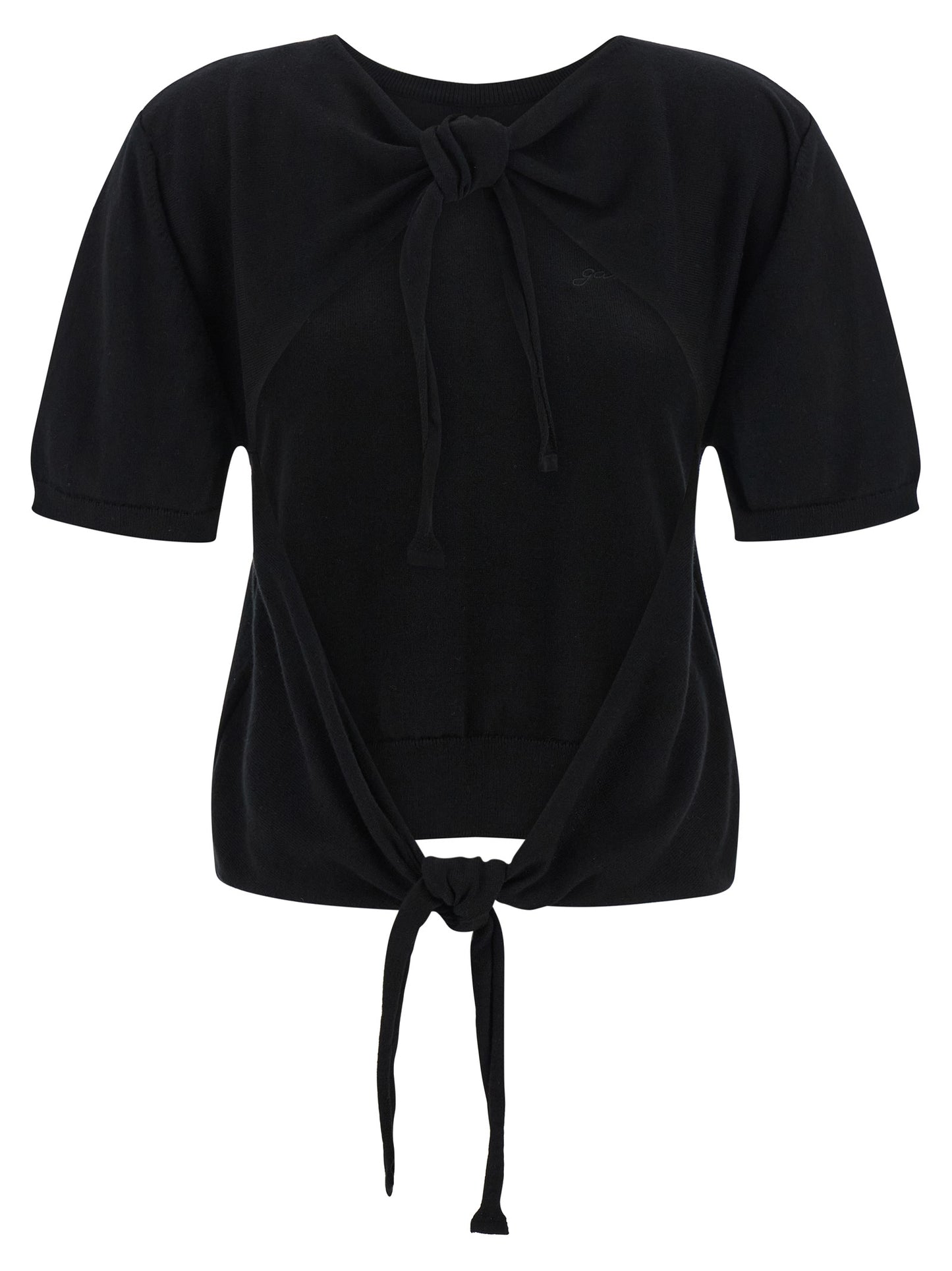 Black Organic Cotton Cardigan