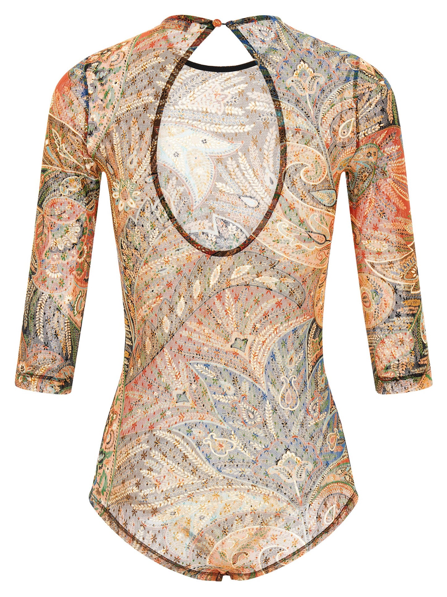Multicolor Polyamide Bodysuit