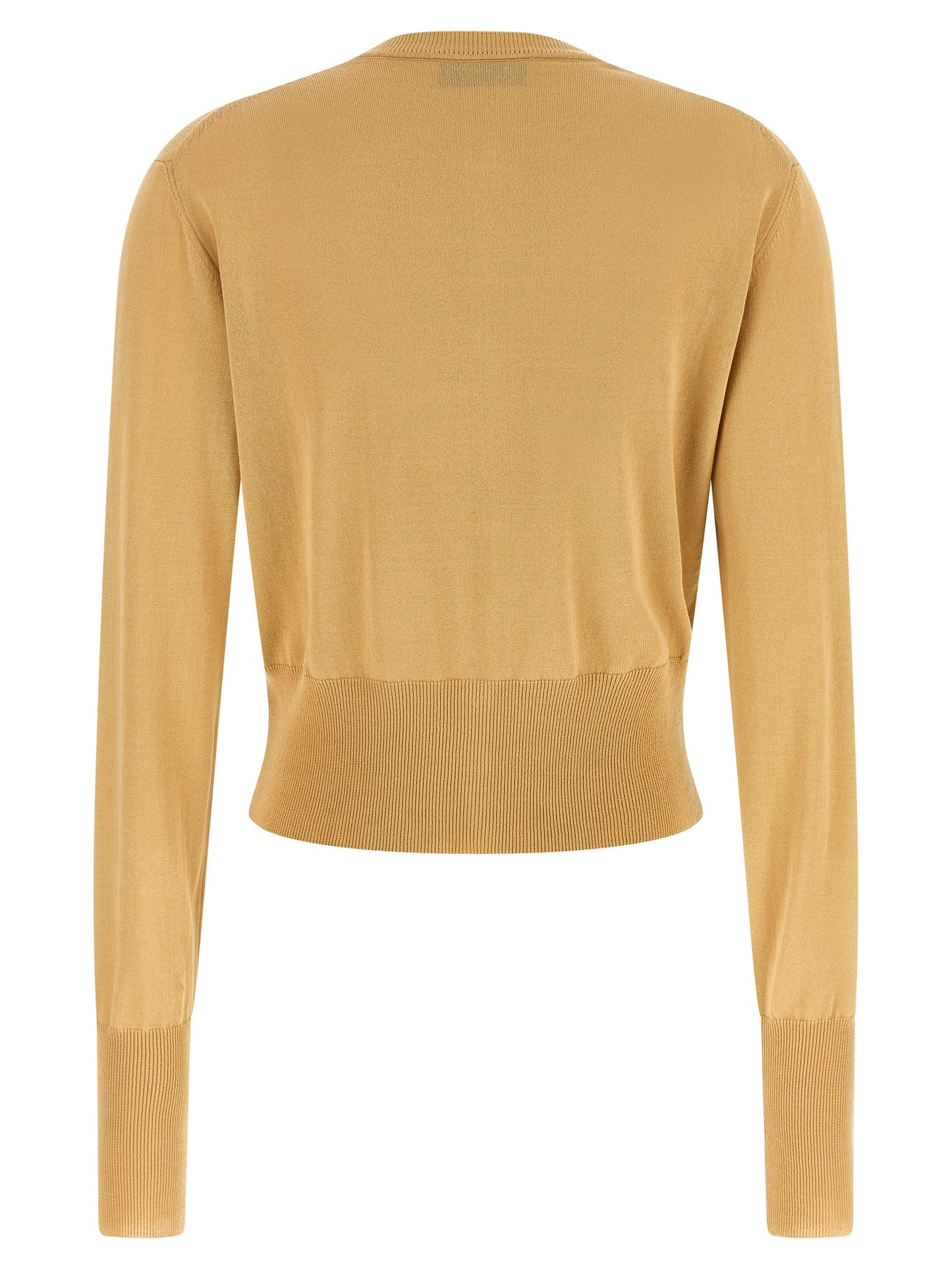 Beige Cotton Cardigan