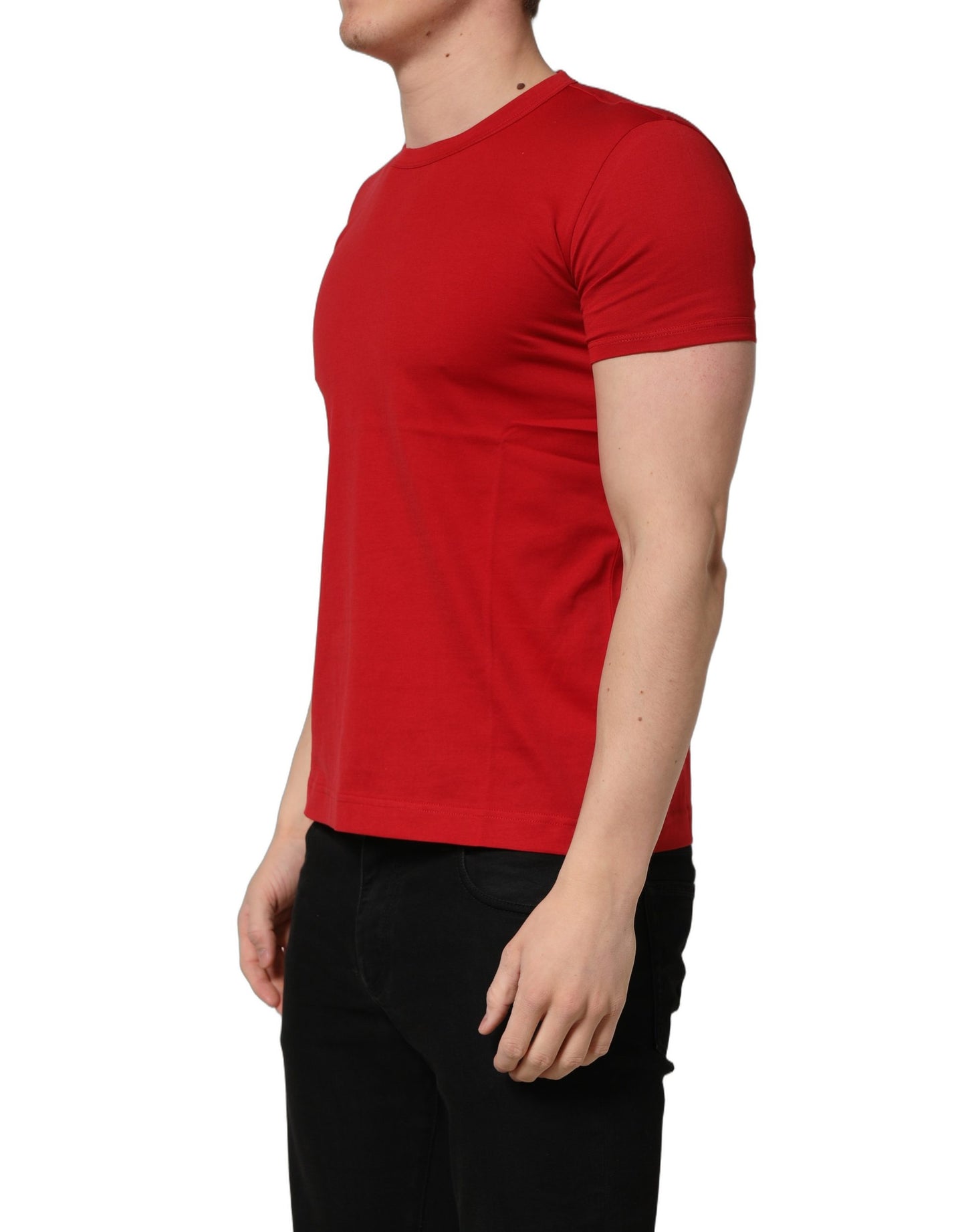 Red Goodluck 2023 Cotton Crew Neck T-shirt