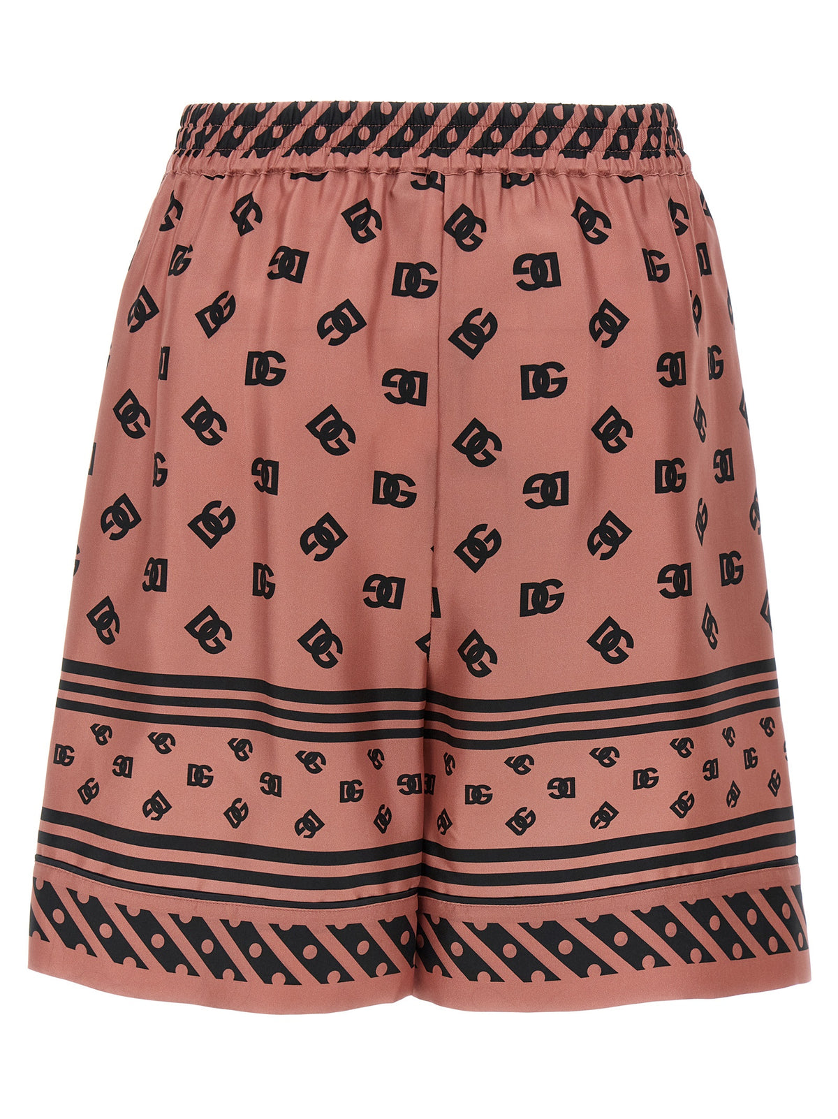 Multicolor Silk Bermuda Shorts