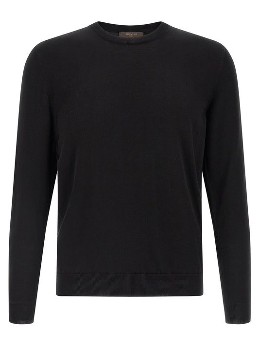 Black Cotton Cardigan