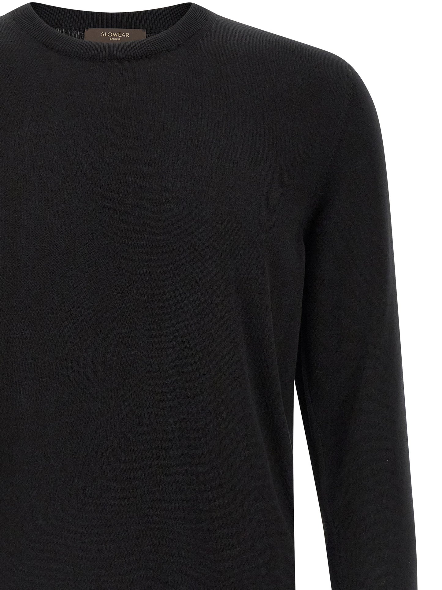 Black Cotton Cardigan