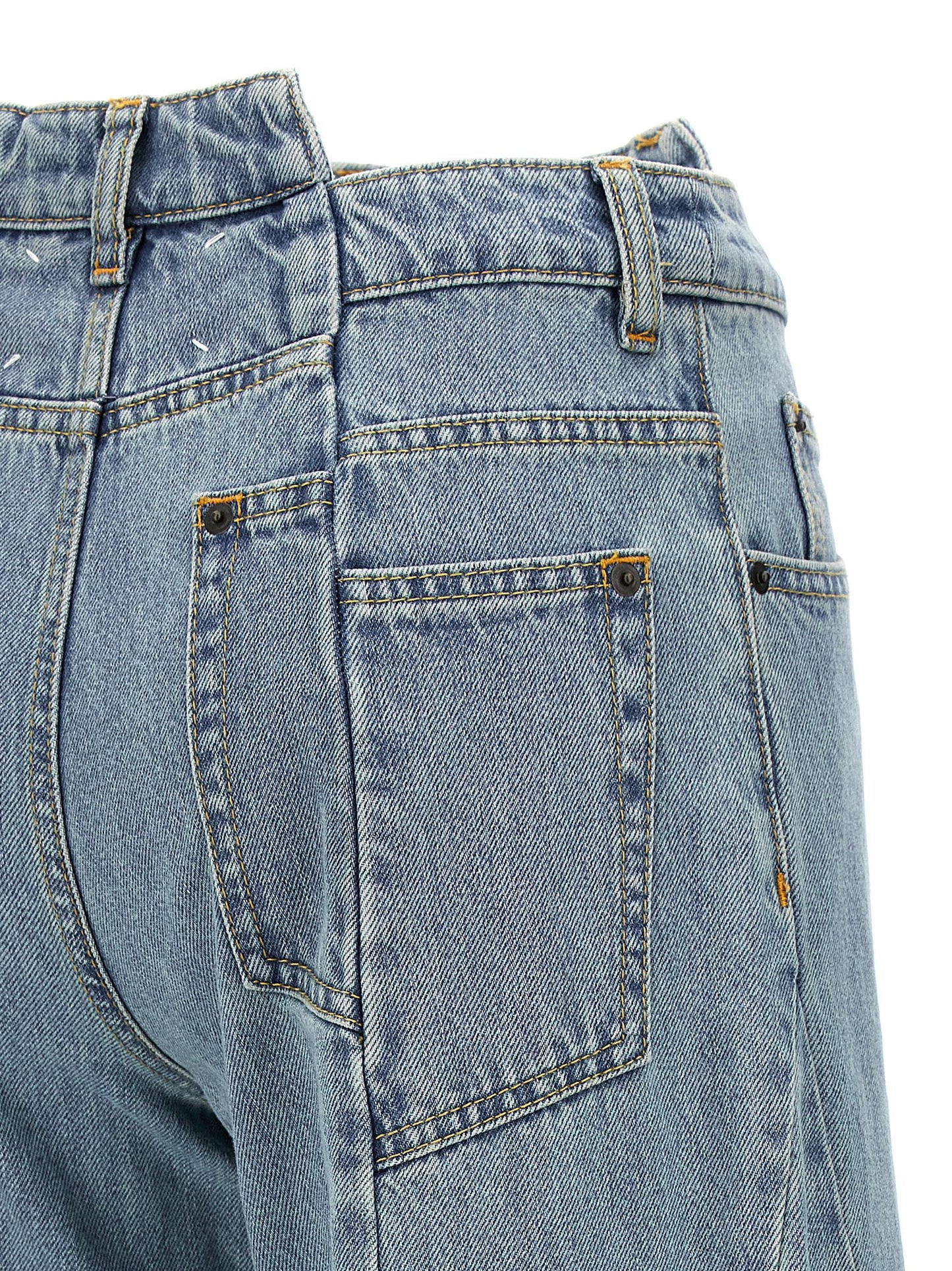 Blue Cotton Jeans Denim