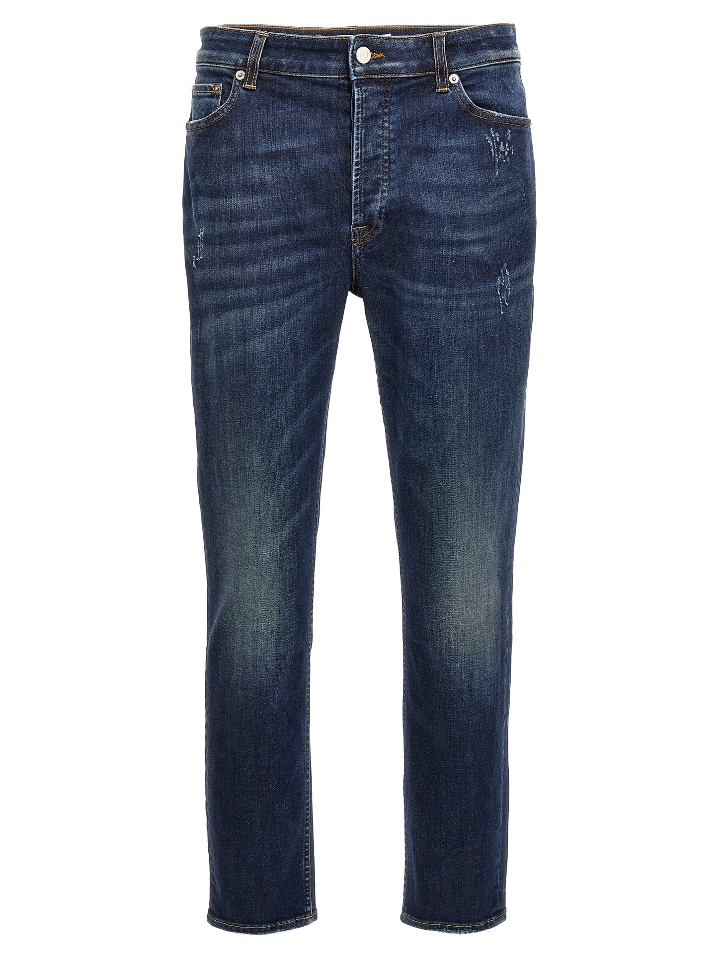 Blue Cotton Jeans Denim