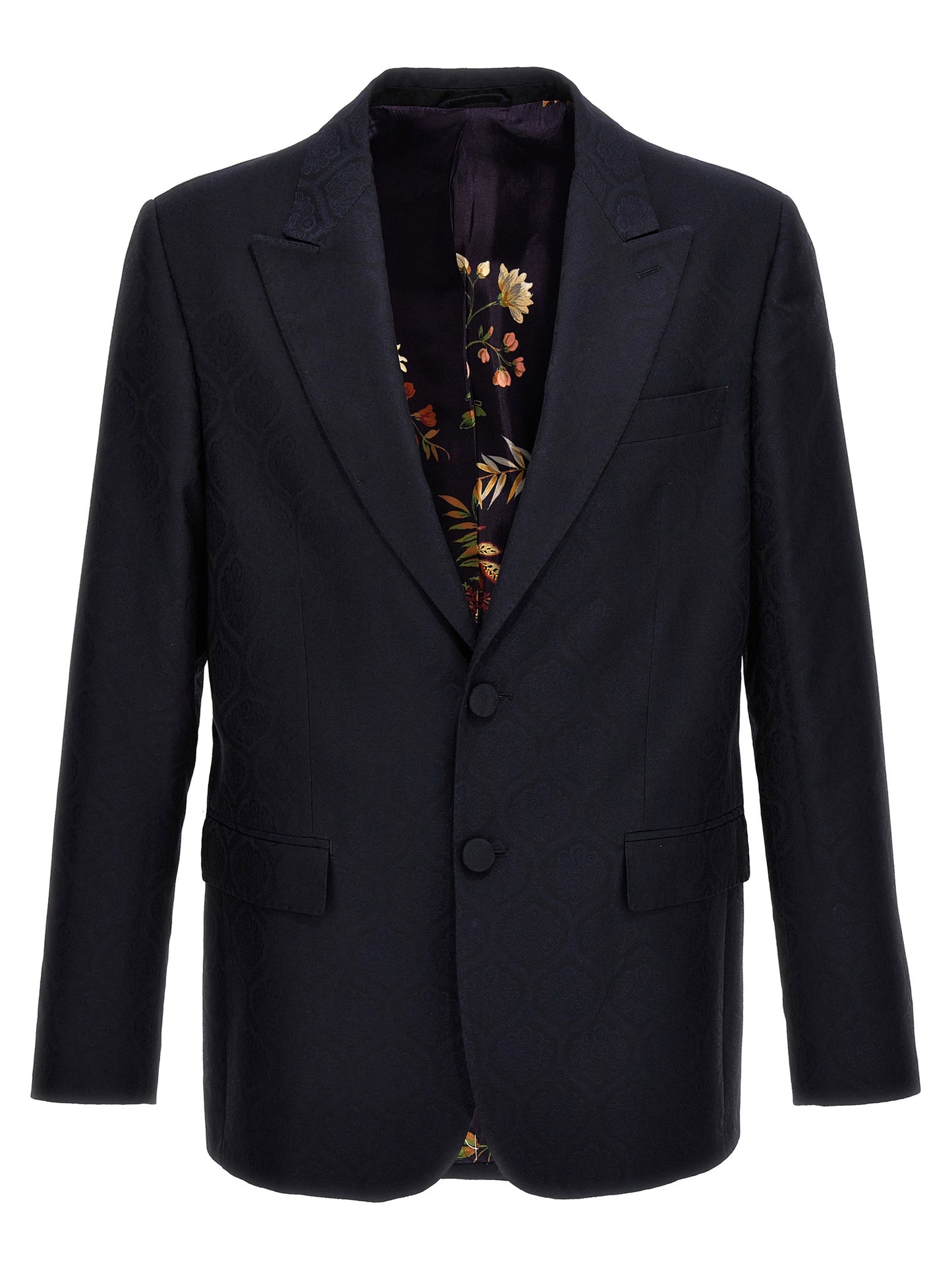 Blue Cotton Blazer