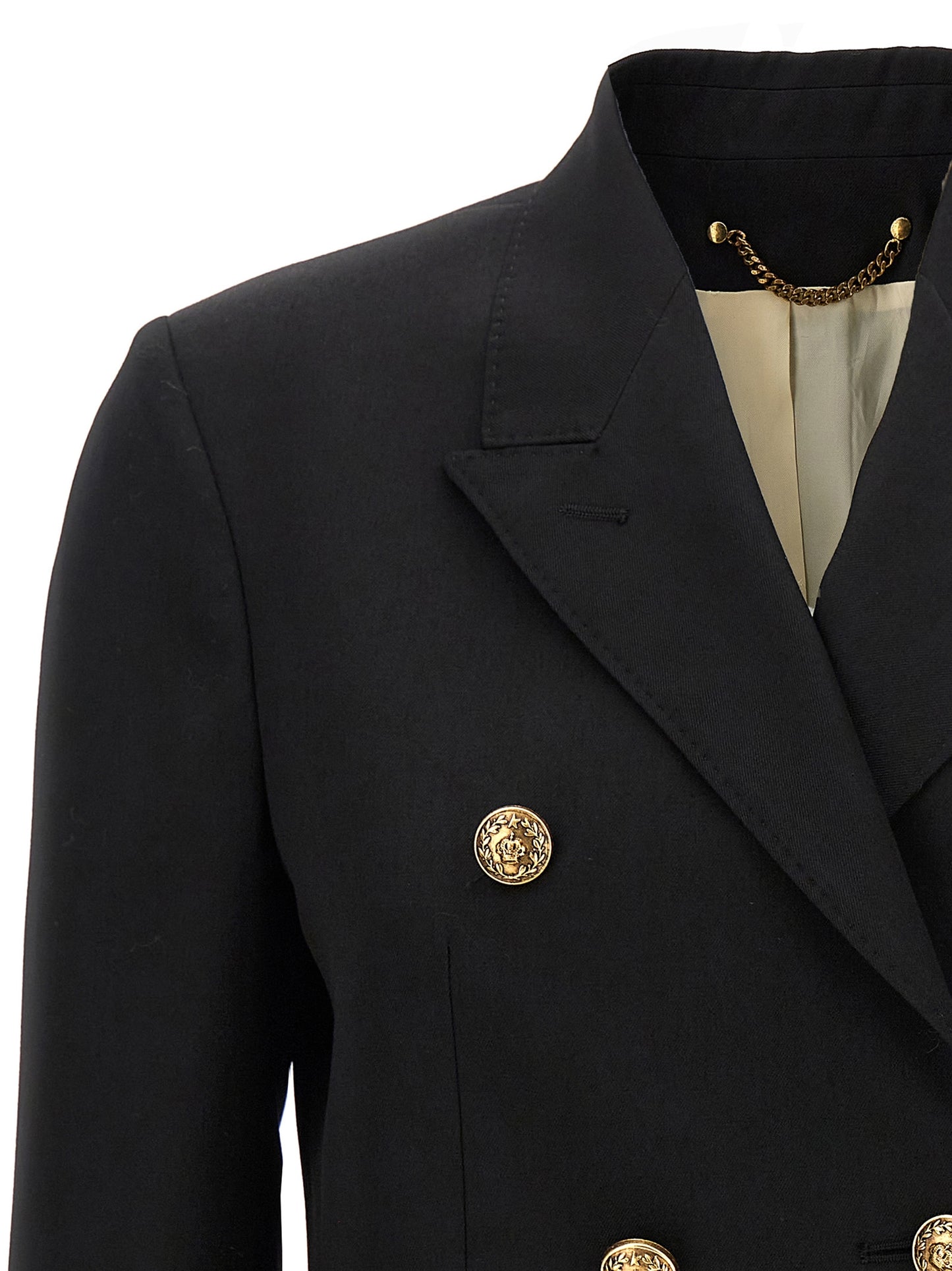 Black Virgin Wool Blazer